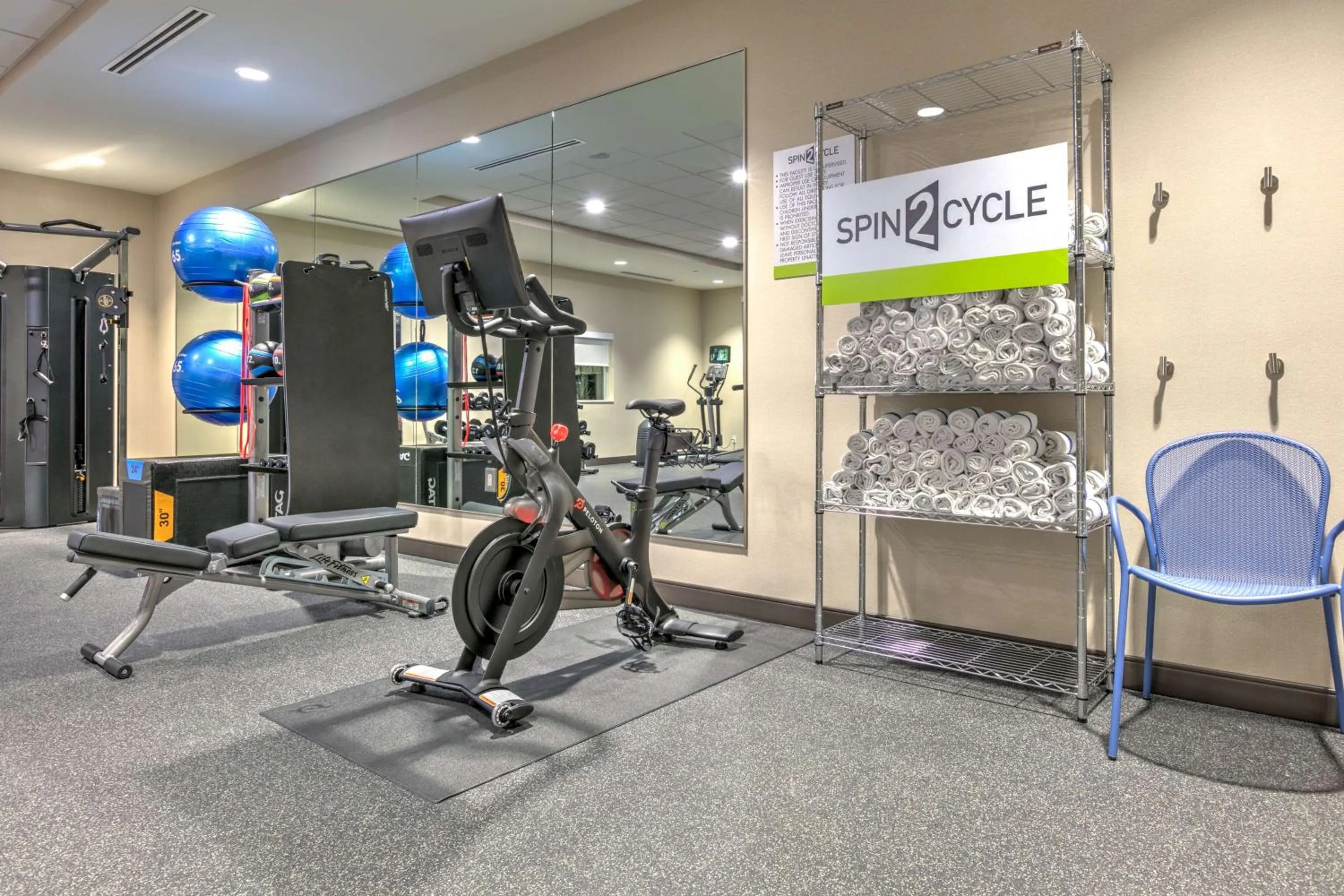 Fitness centre/facilities in Home2 Suites By Hilton Tulsa Airport