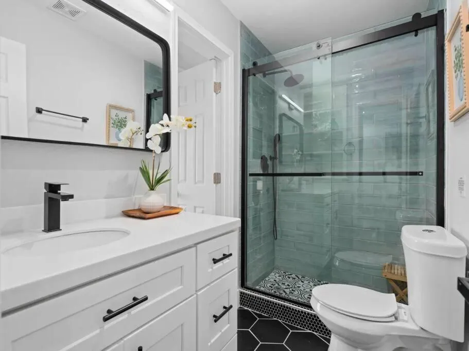 Shower in Casa Rockport - Waterfront + Pet Friendly
