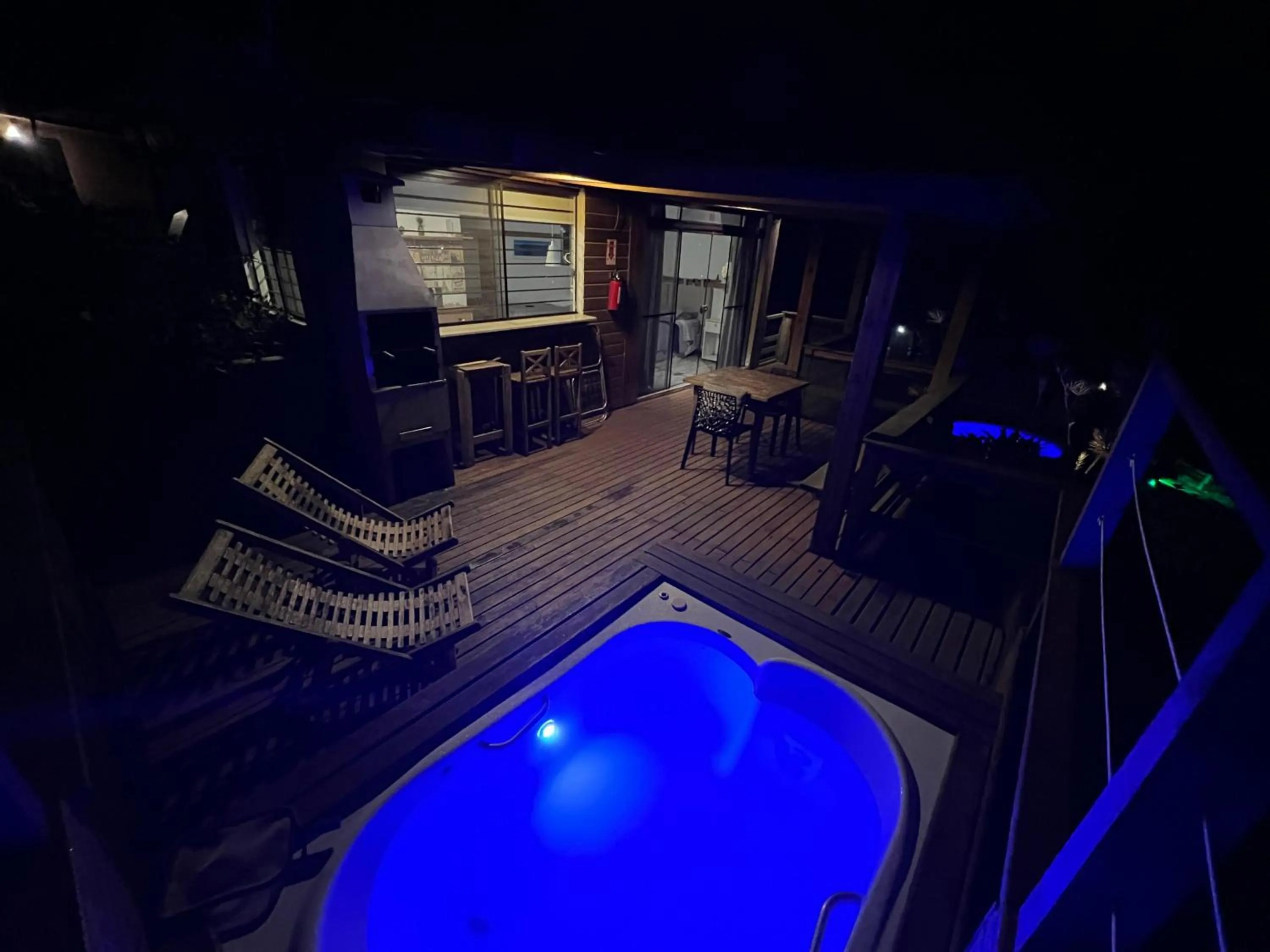 Hot Tub in Chalés e Bangalôs Ibiraquera