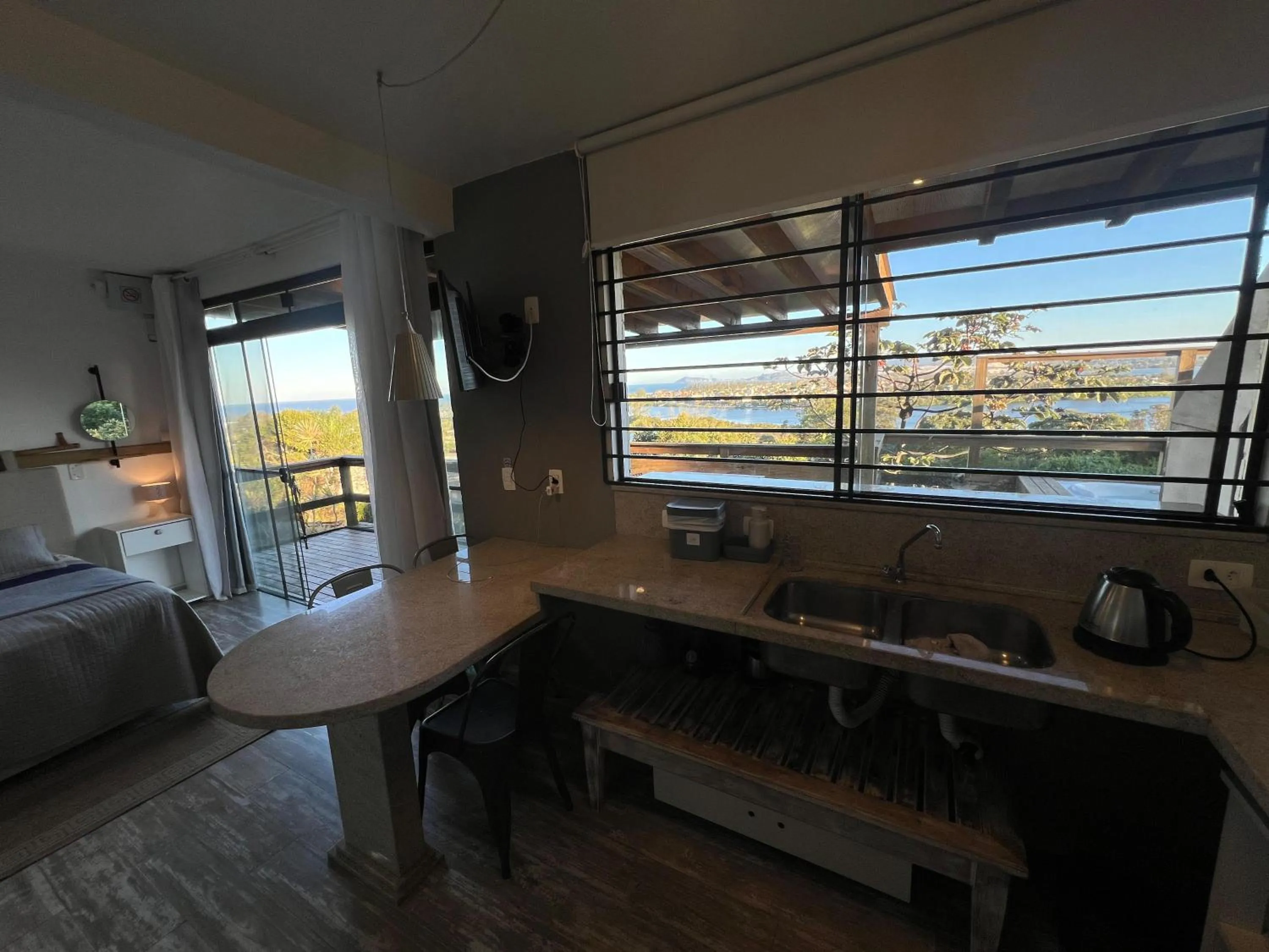 Bed in Chalés e Bangalôs Ibiraquera