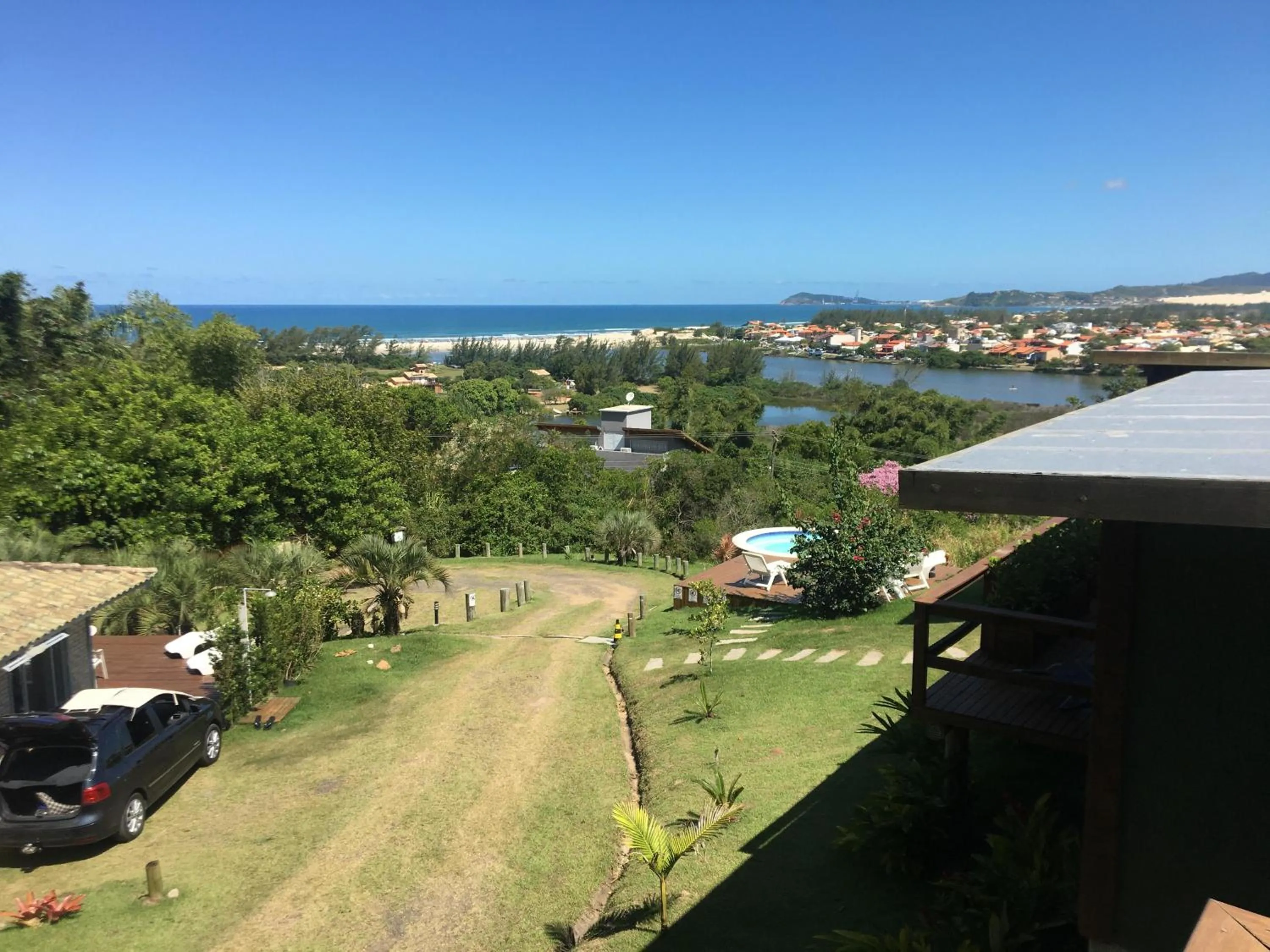 Sea view in Chalés e Bangalôs Ibiraquera