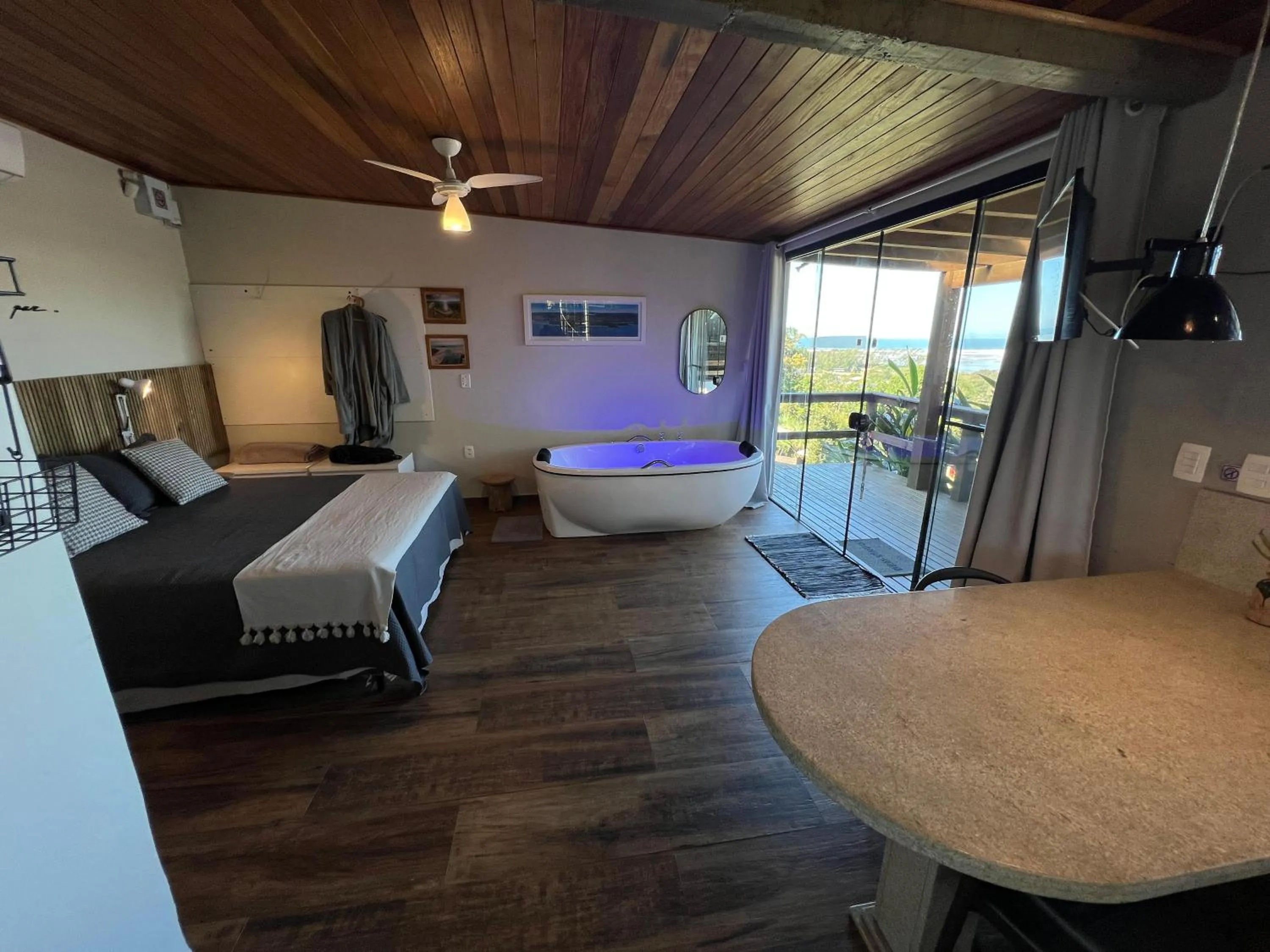 Bed in Chalés e Bangalôs Ibiraquera