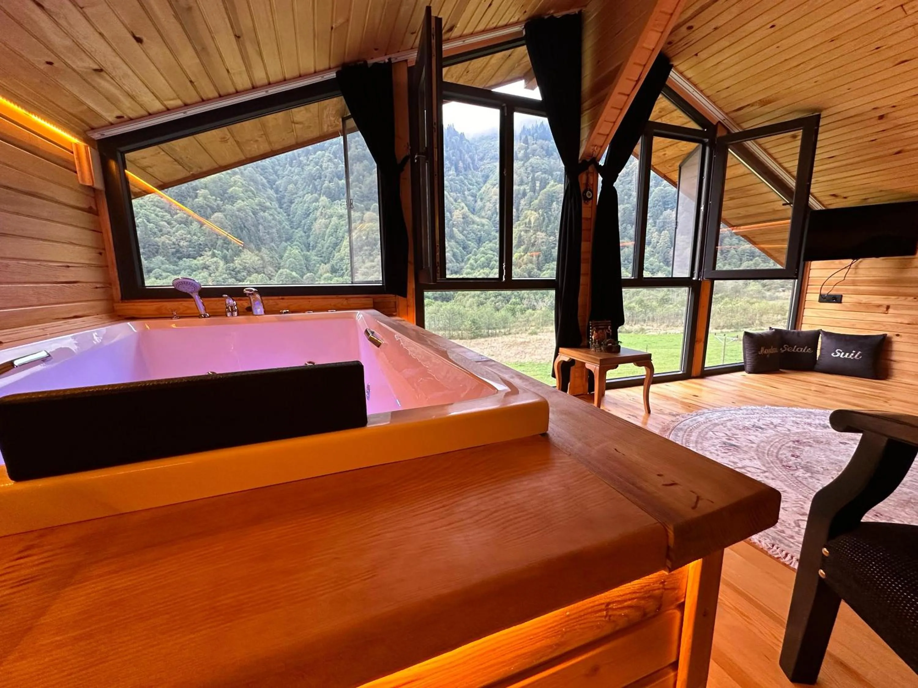 Bed in Meydan Şelale Dağ Evi