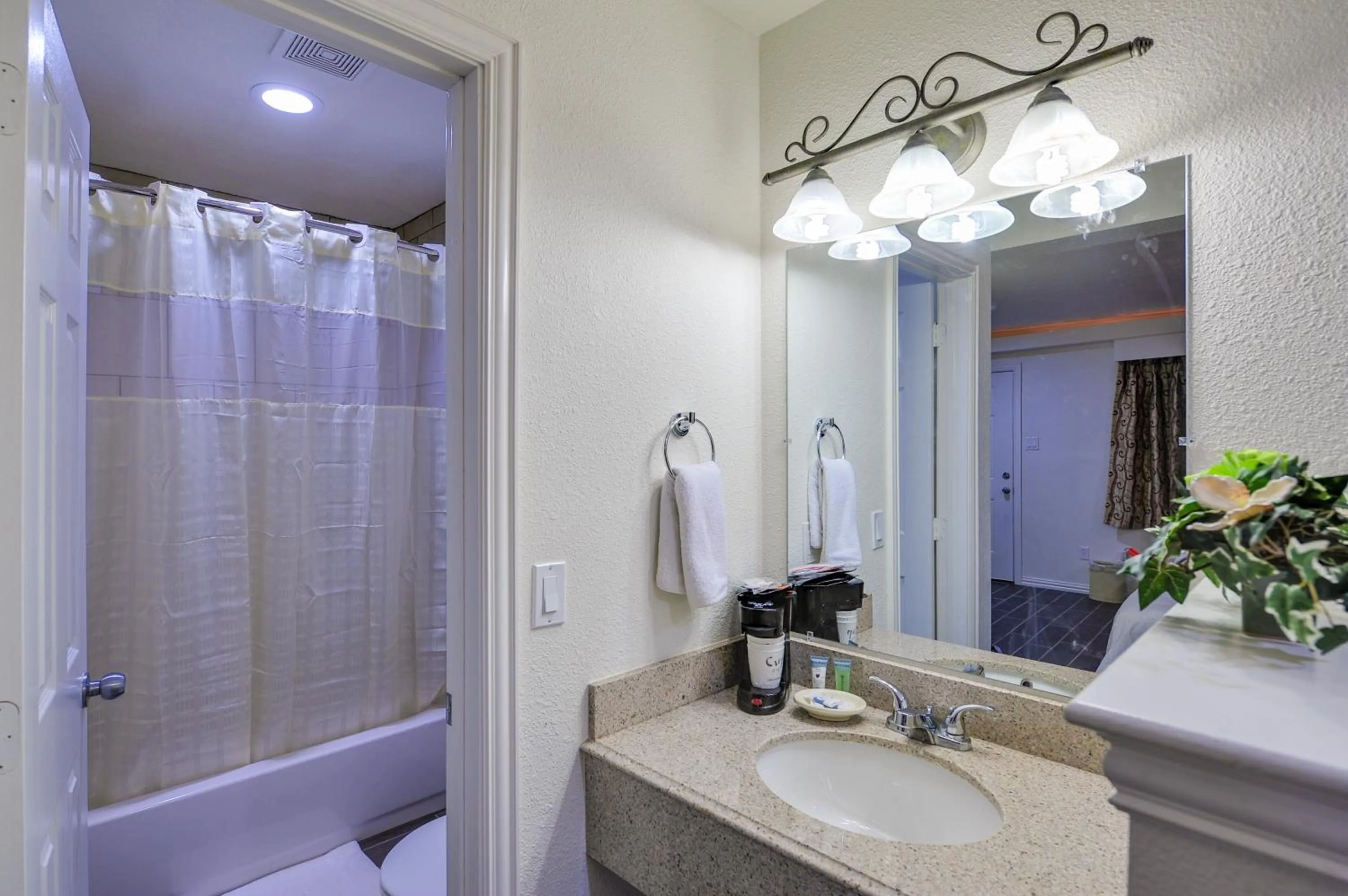 Shower in Romantic Inn & Suites
