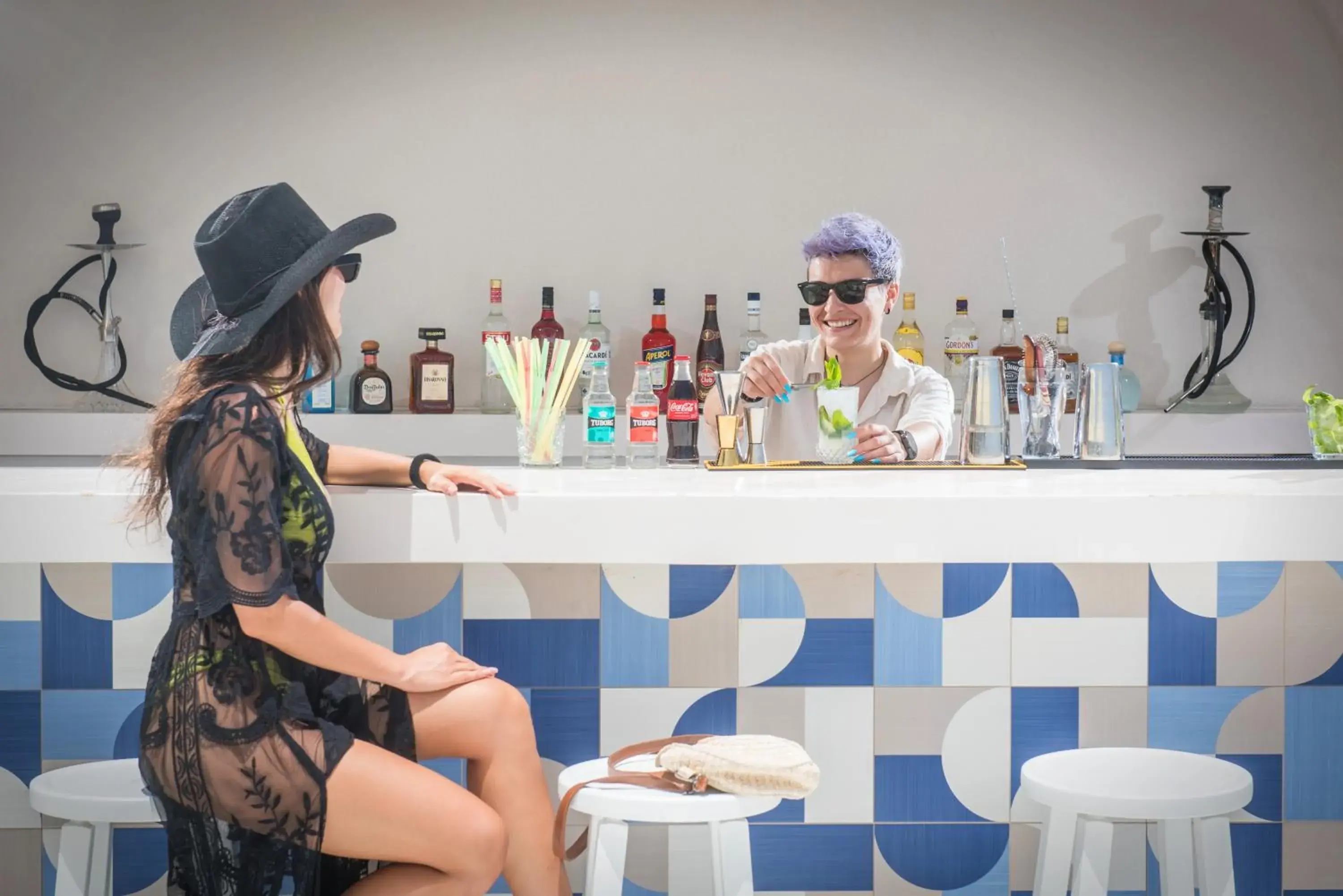 Lounge or bar in San Antonio Boutique Hotel & Spa - Adults Only Lounge or bar in San Antonio Boutique Hotel & Spa - Adults Only