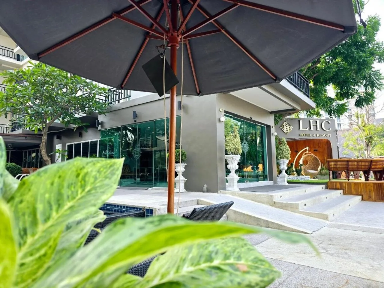 Garden view in LHC HOTEL AND RESORT