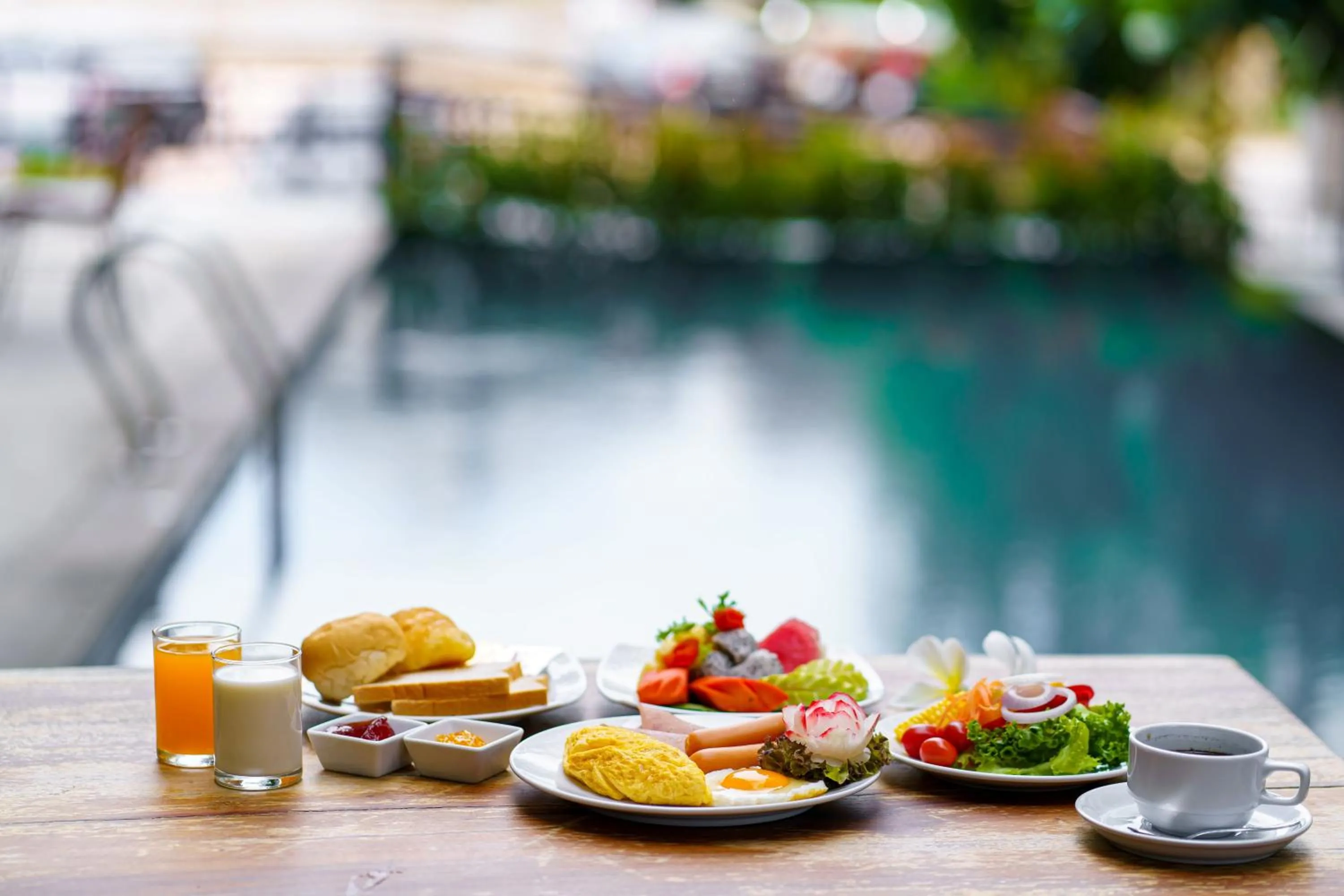 Breakfast in LHC HOTEL AND RESORT