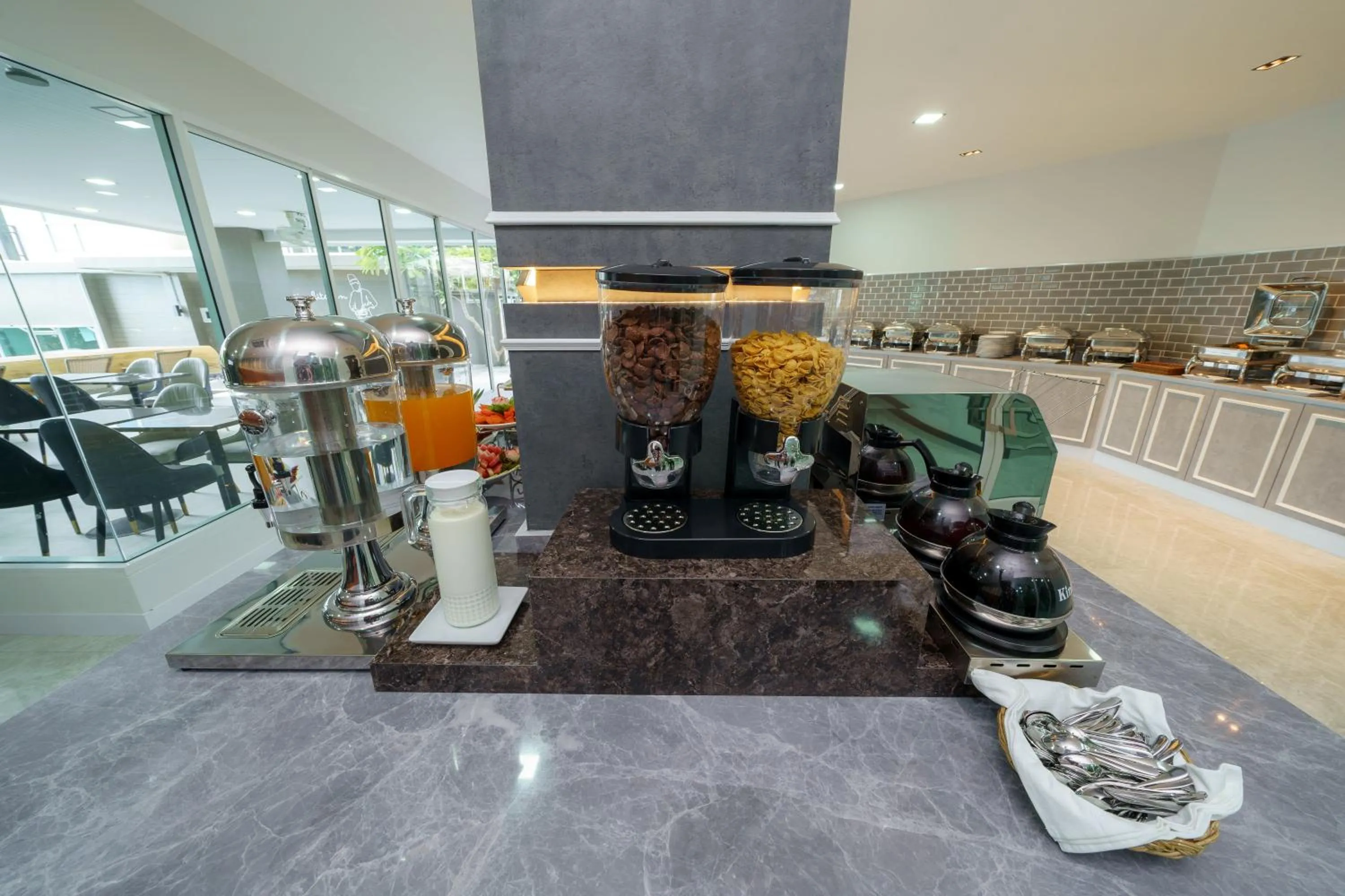 Buffet breakfast in LHC HOTEL AND RESORT