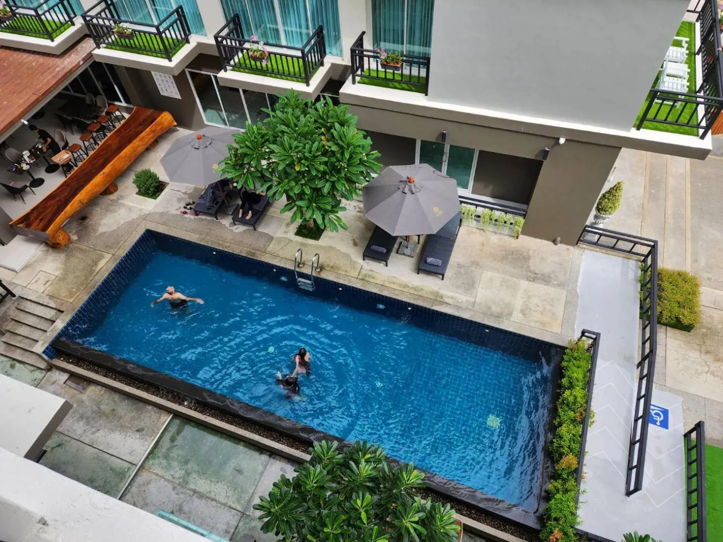 Pool view in LHC HOTEL AND RESORT
