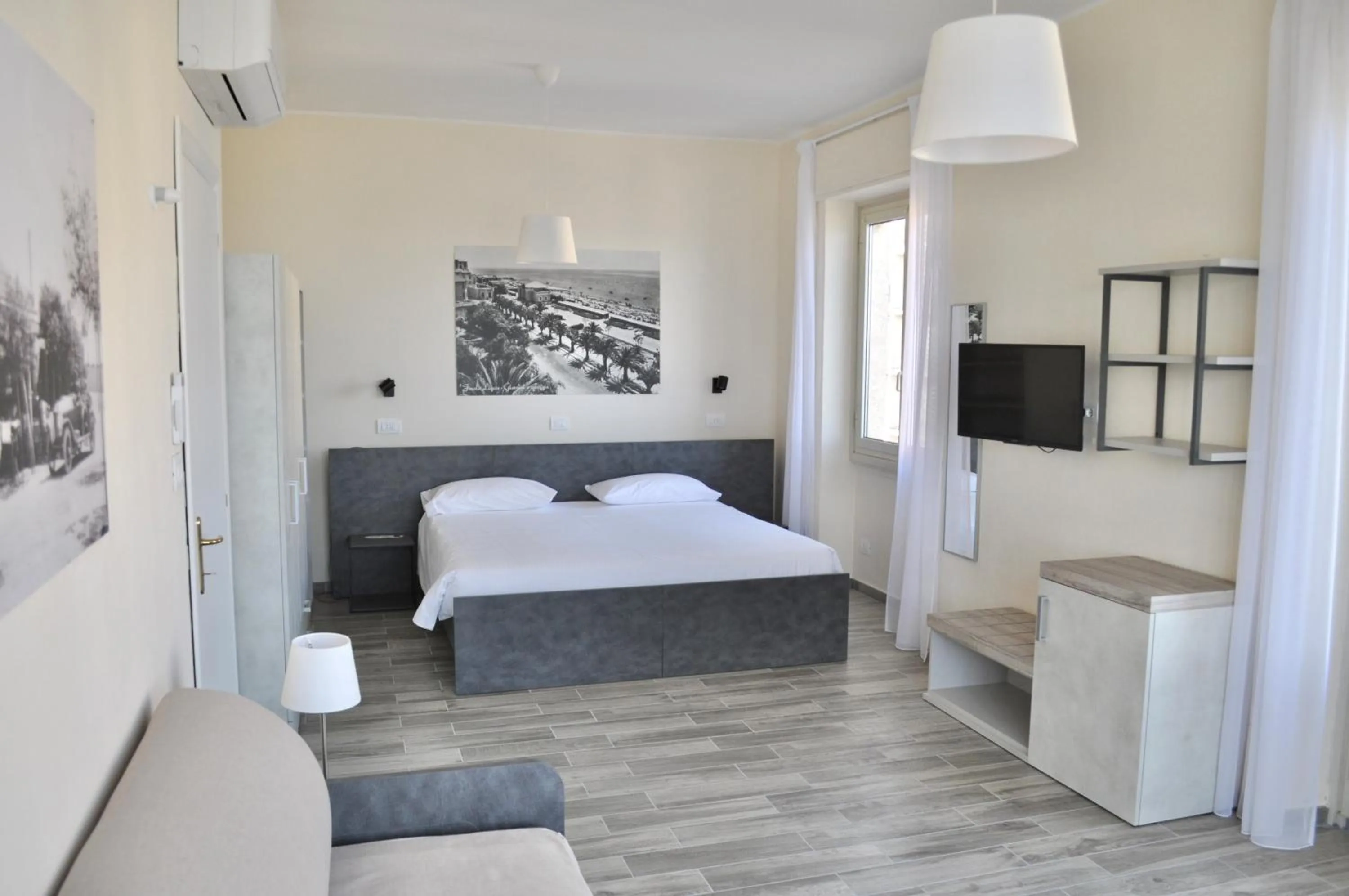 Bed in Hotel Boncardo