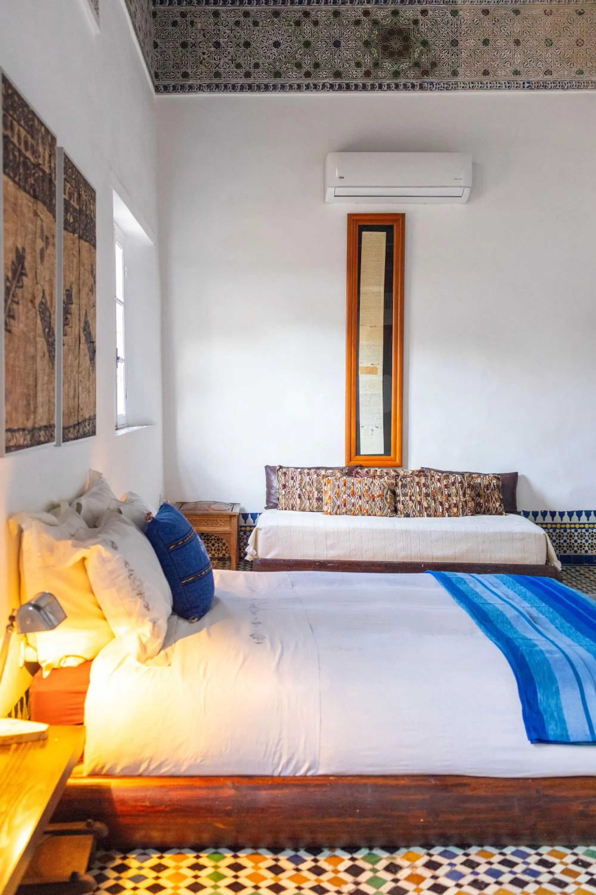 View (from property/room), Bed in Riad 9 Fez
