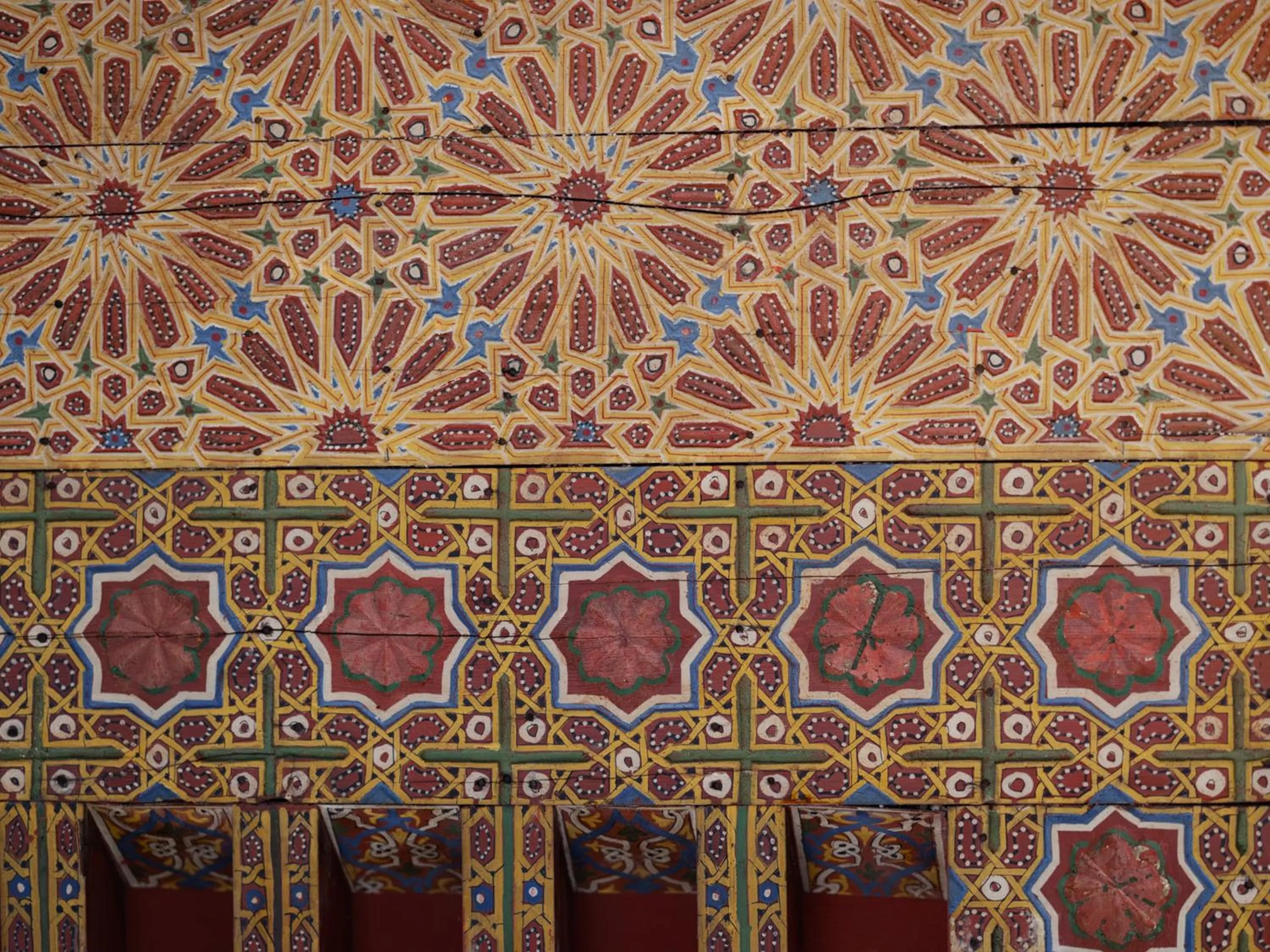 Decorative detail in Riad 9 Fez