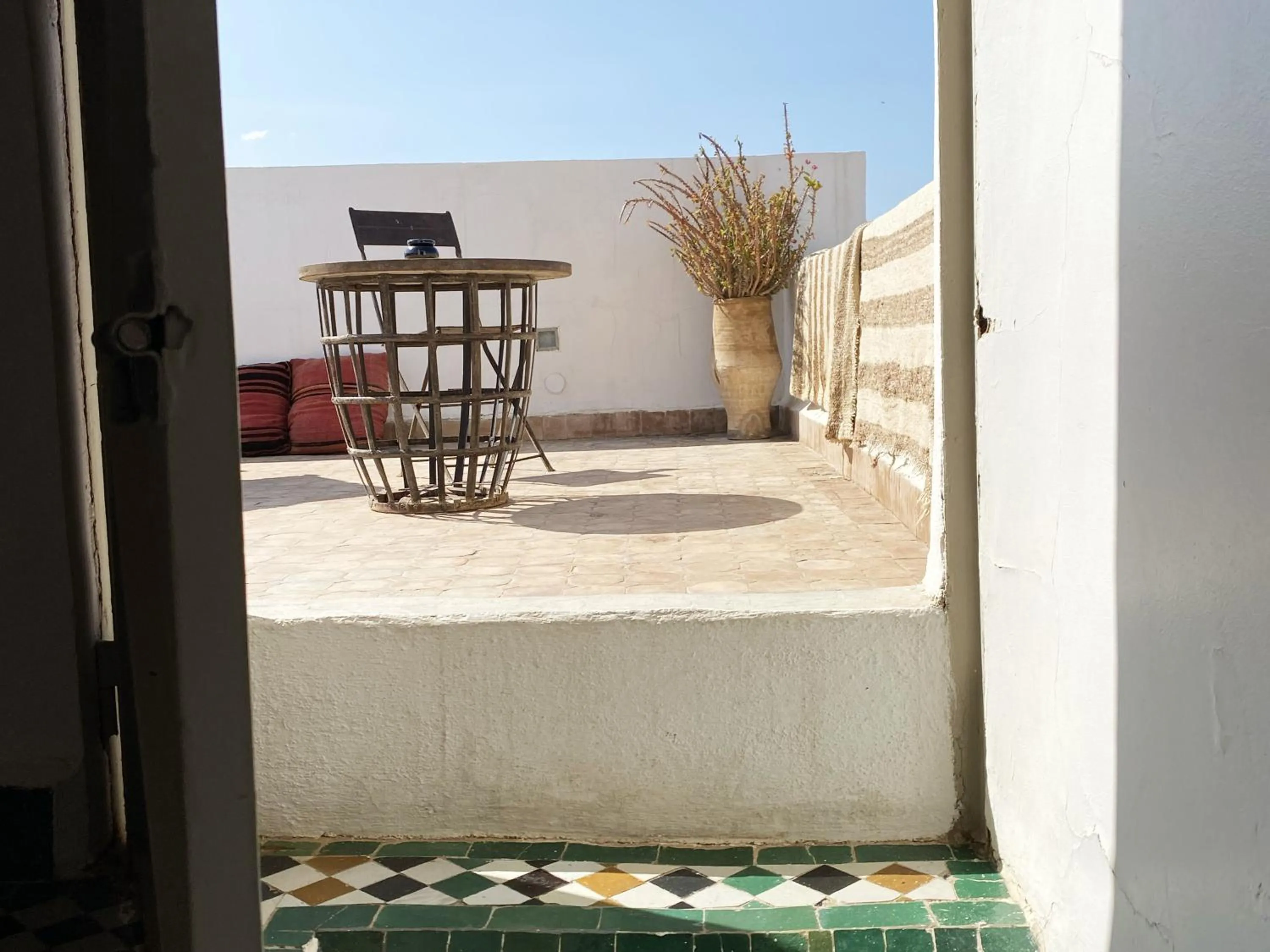 Balcony/Terrace in Riad 9 Fez