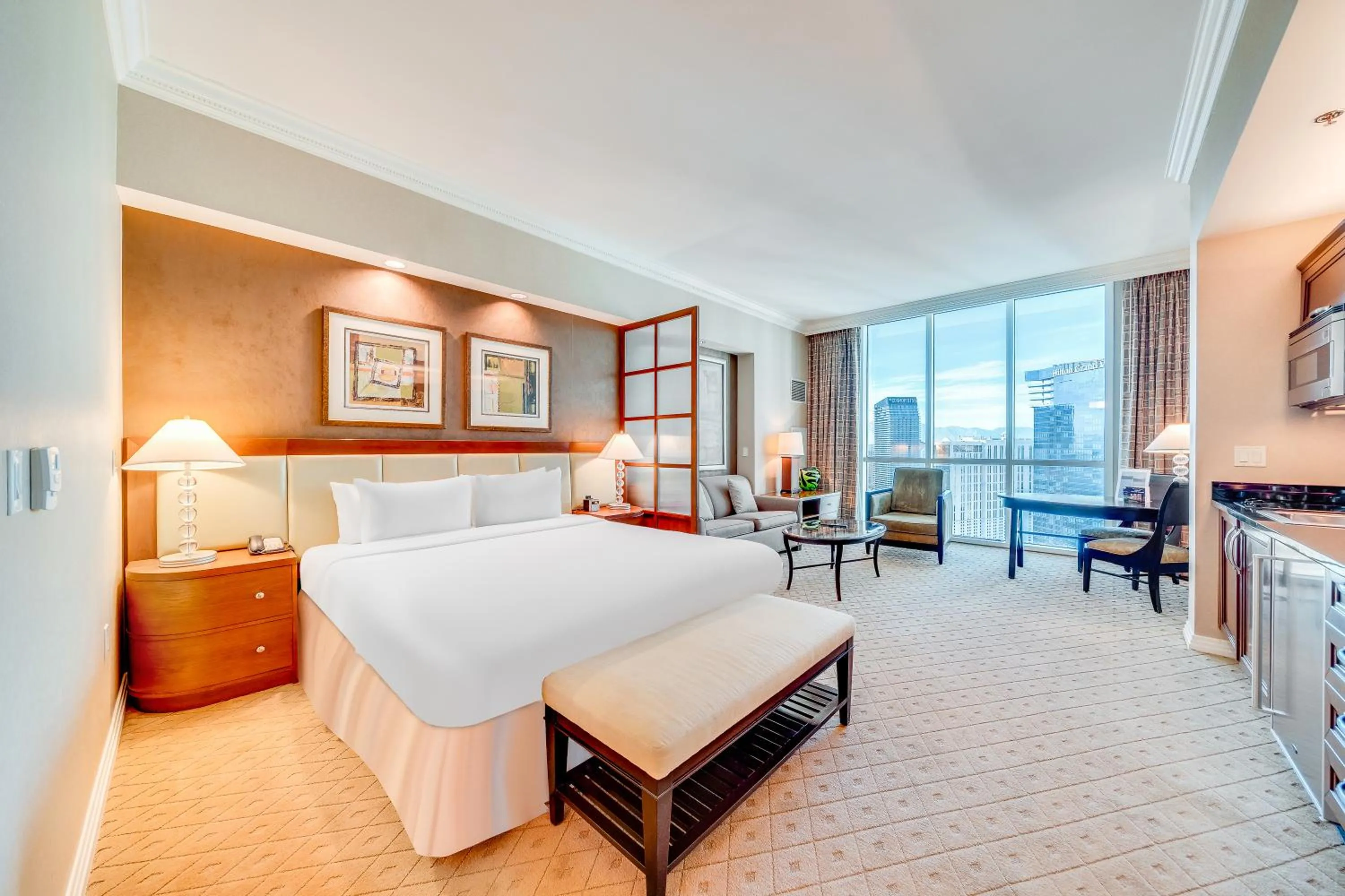 Bed in Jet Luxury at The Signature Condo Hotel