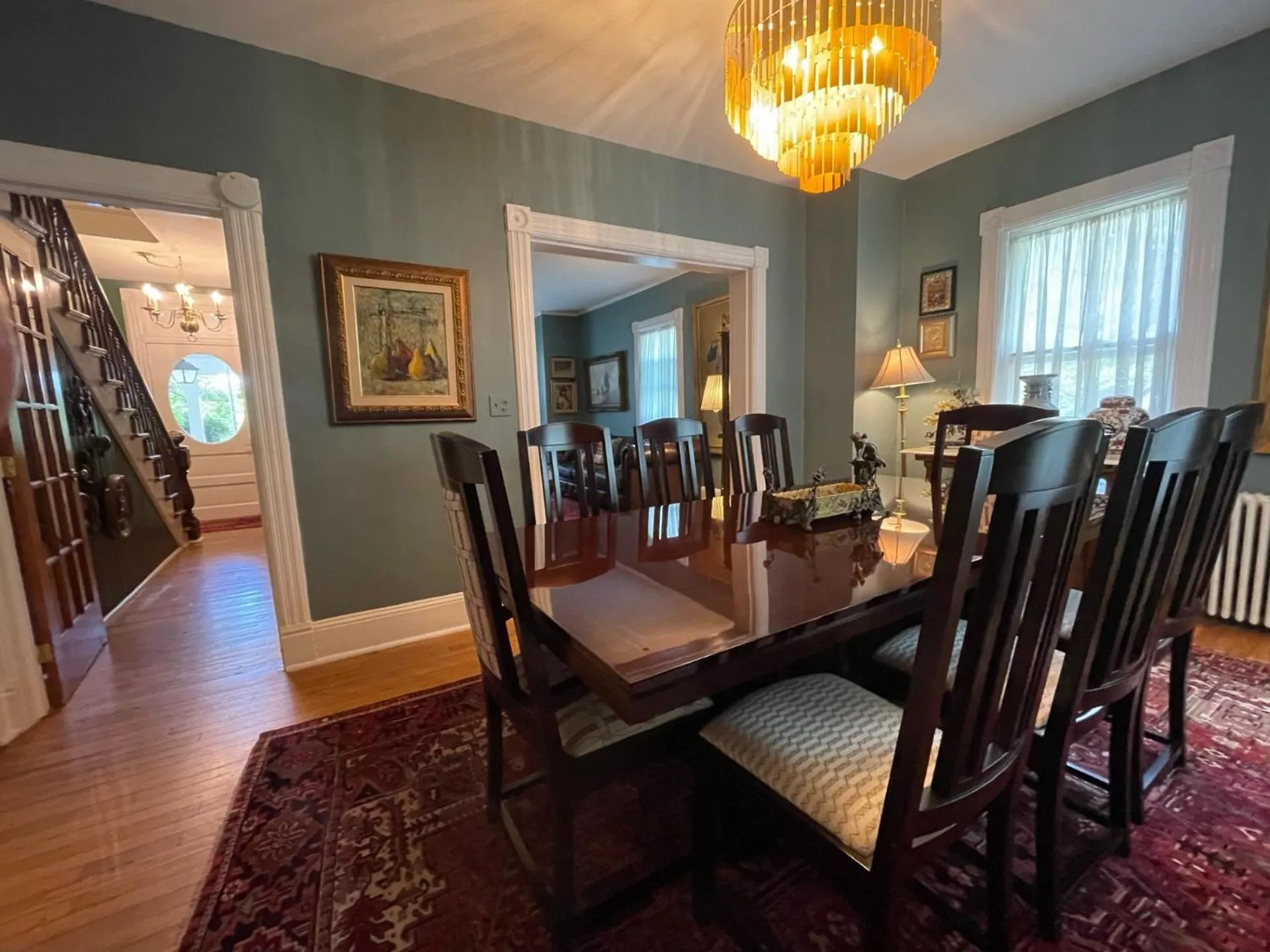 Dining area in Beacon Hermitage