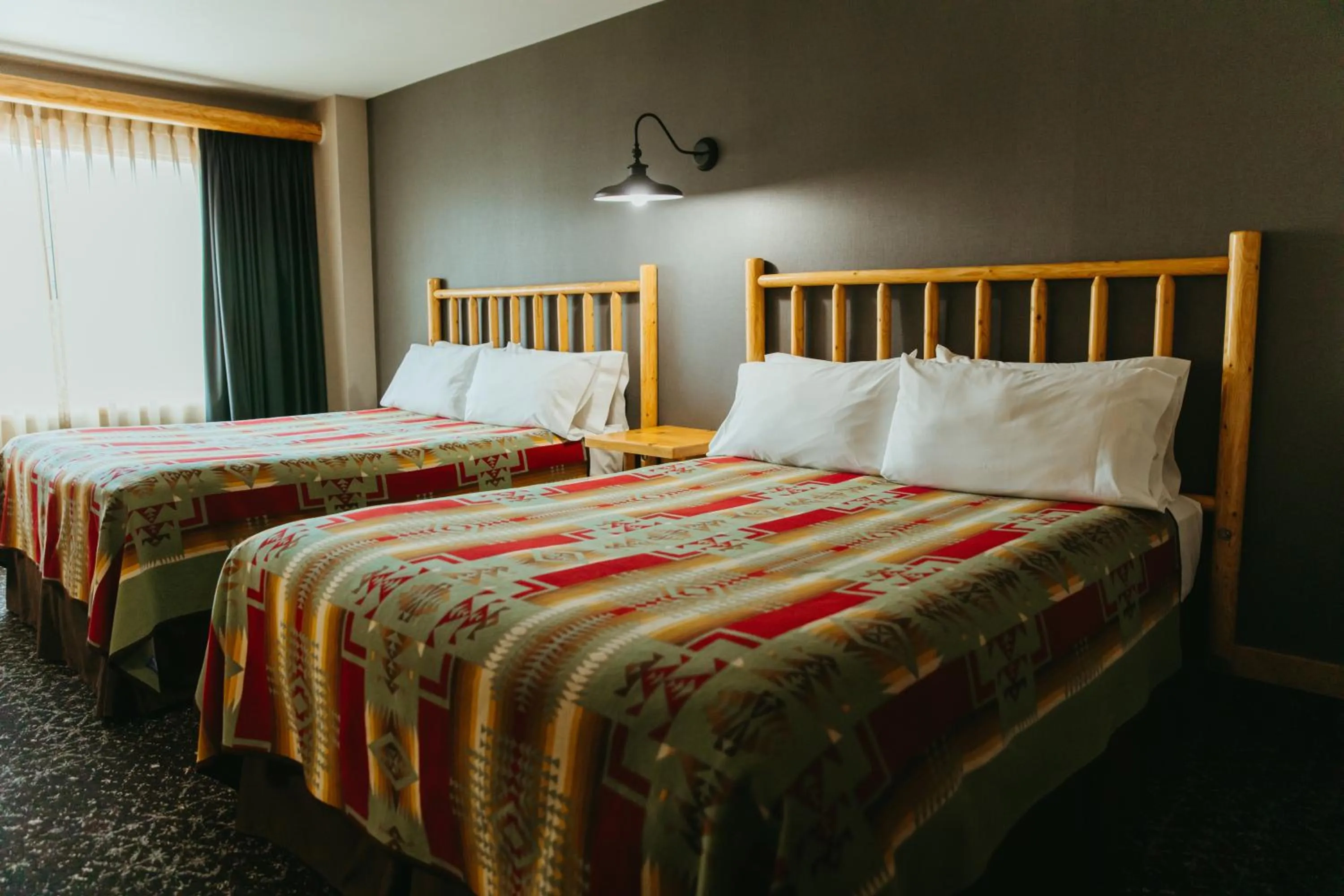 Bed in Brewster Mountain Lodge