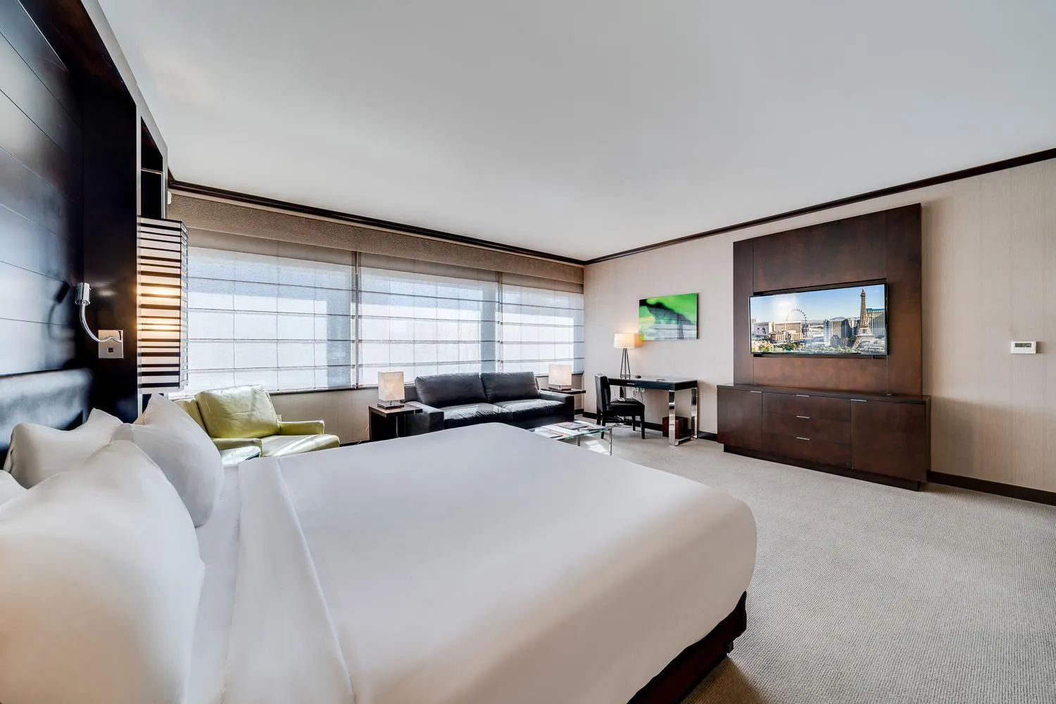 Bed in Jet Luxury at The Vdara