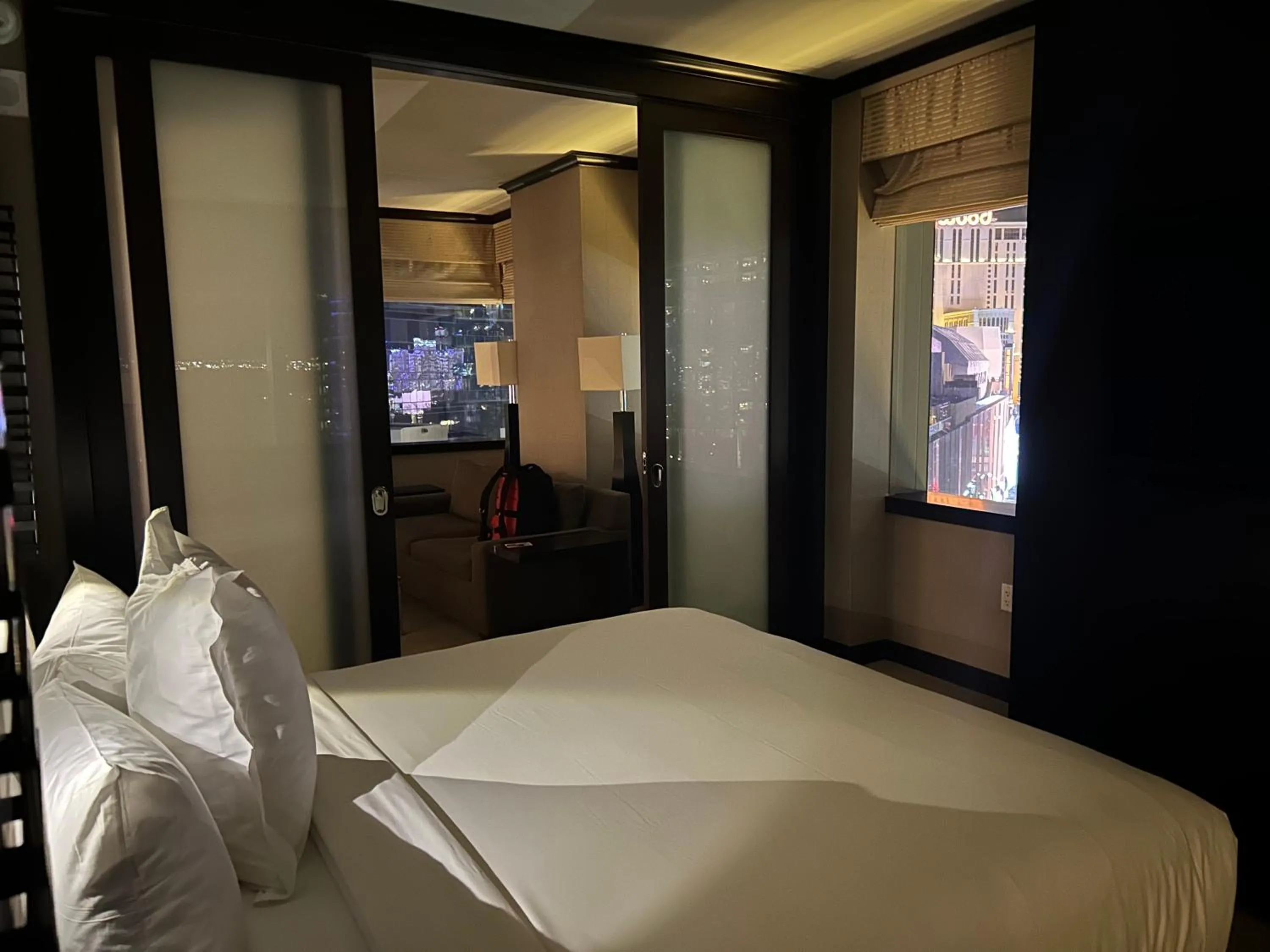 Bed in Jet Luxury at The Vdara