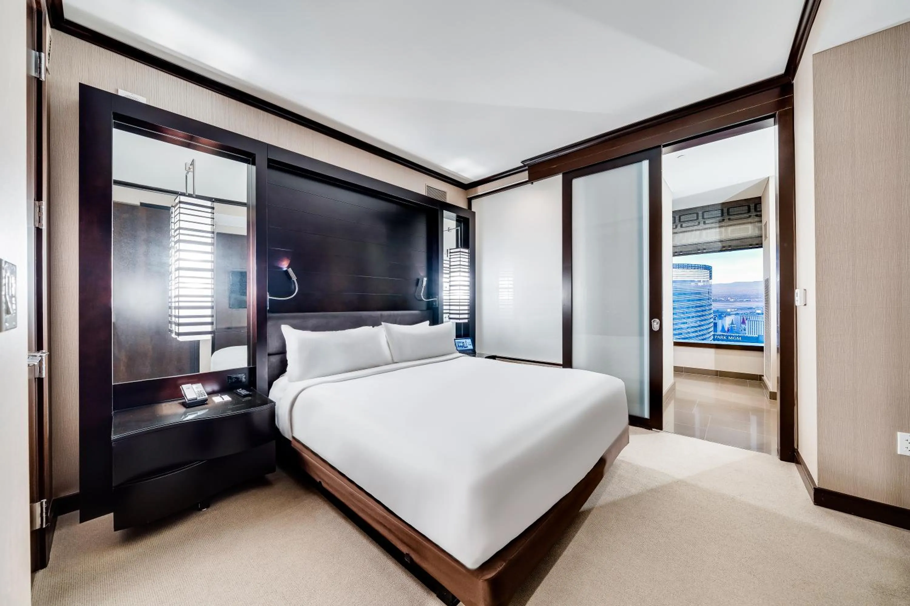 Bed in Jet Luxury at The Vdara