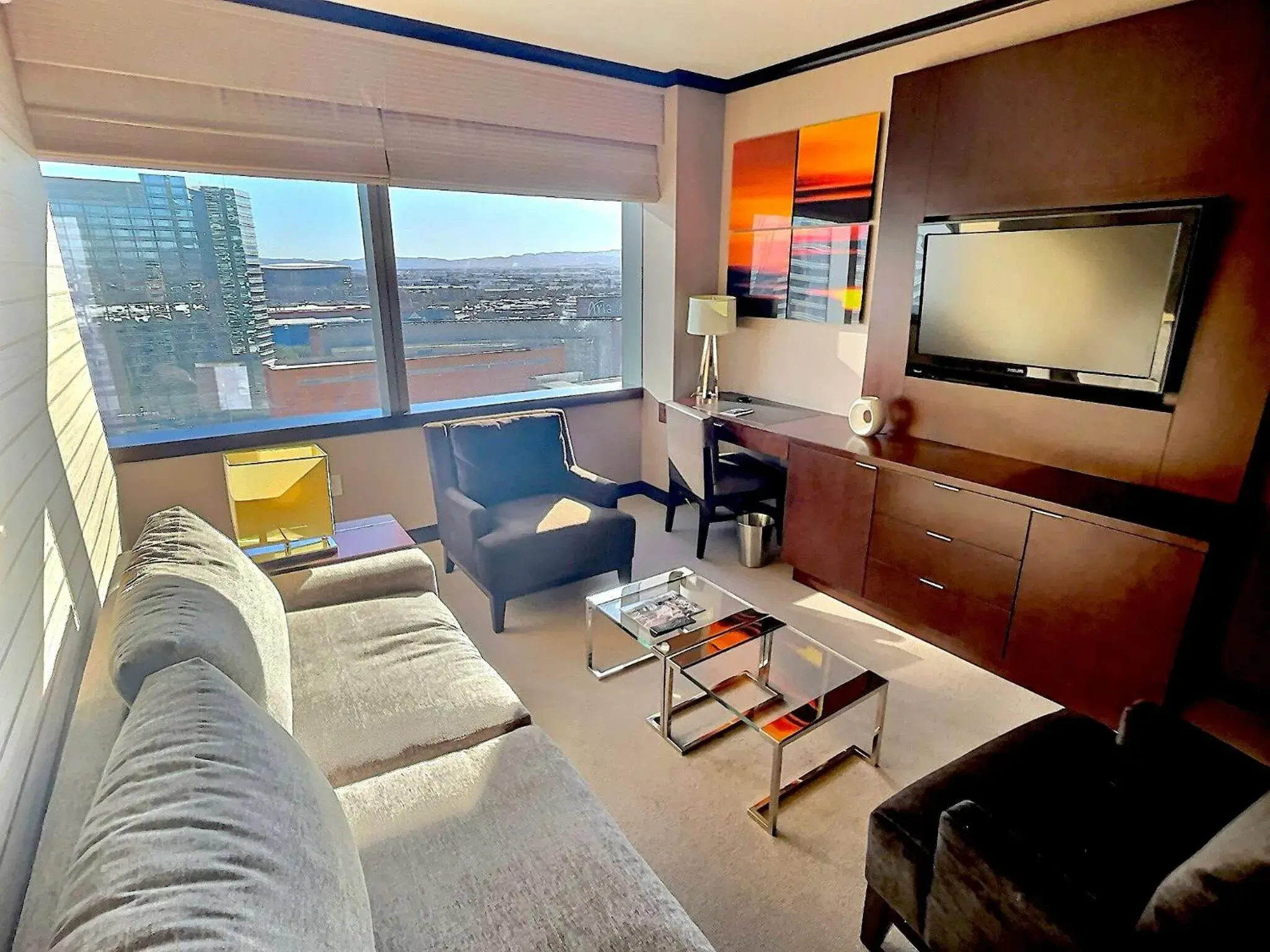 Vdara Studio – Aria View in Jet Luxury at The Vdara Vdara Studio – Aria View in Jet Luxury at The Vdara