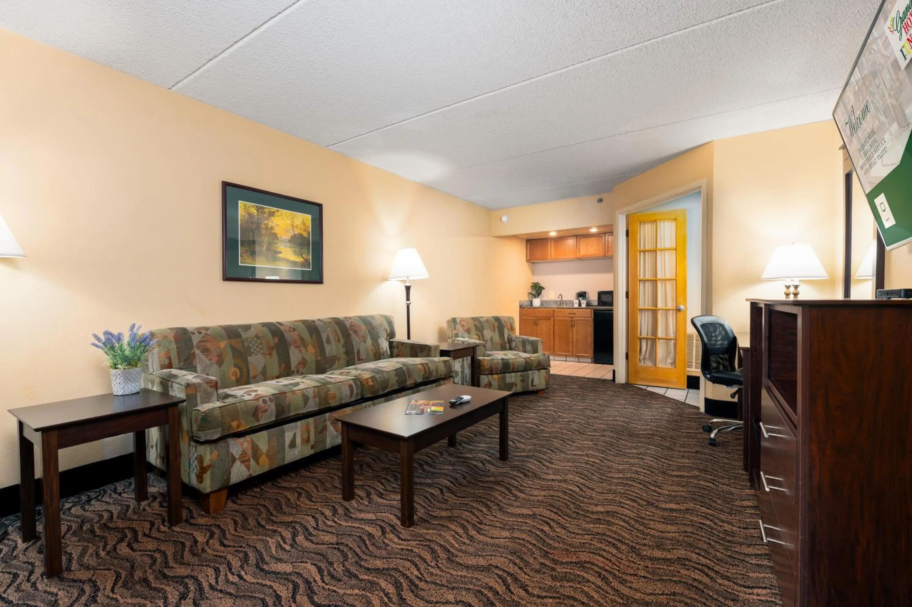 Living room in MCM Grande FunDome Odessa