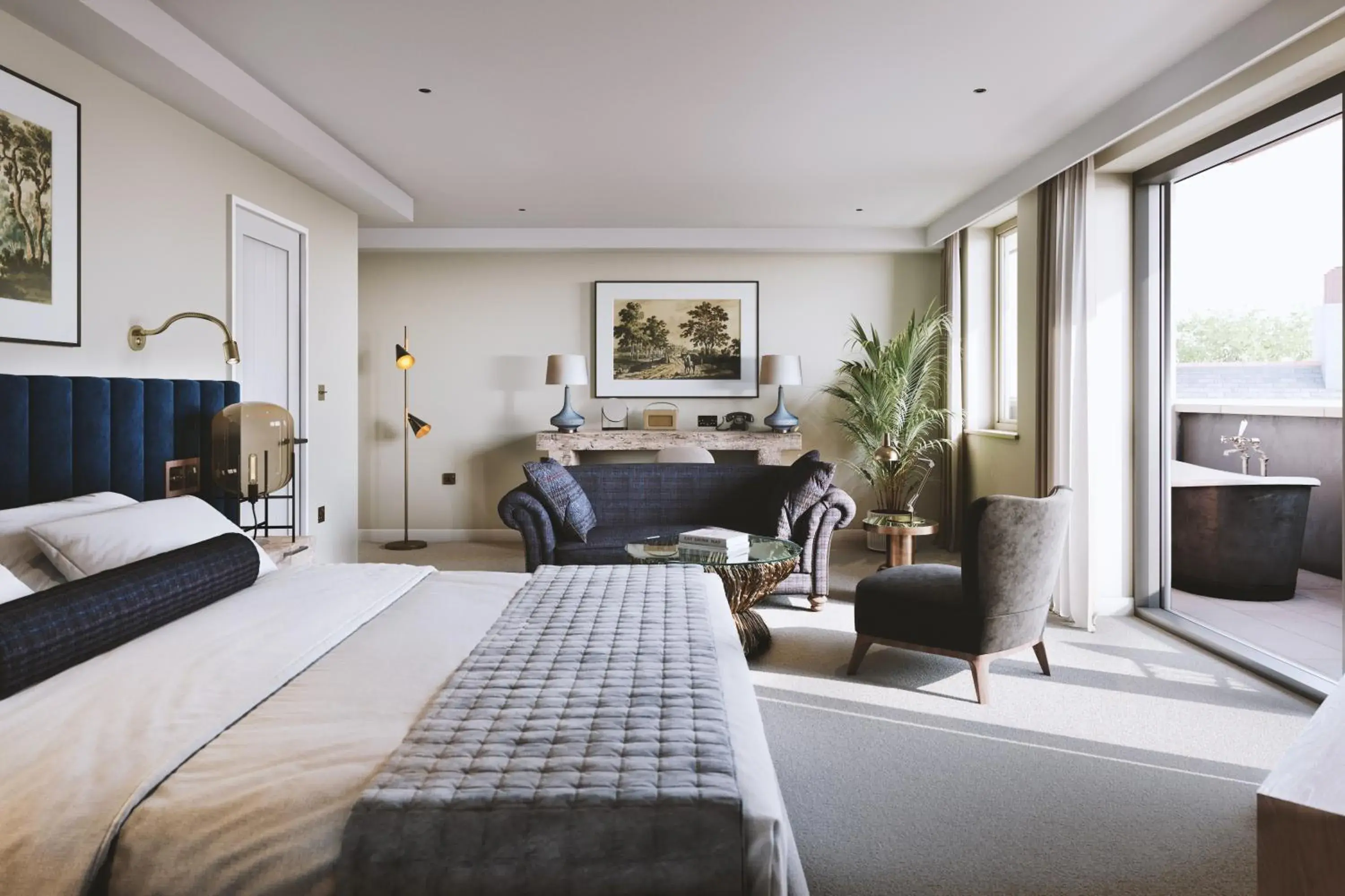 Bedroom, Bed in Bailiffgate Hotel Bedroom, Bed in Bailiffgate Hotel