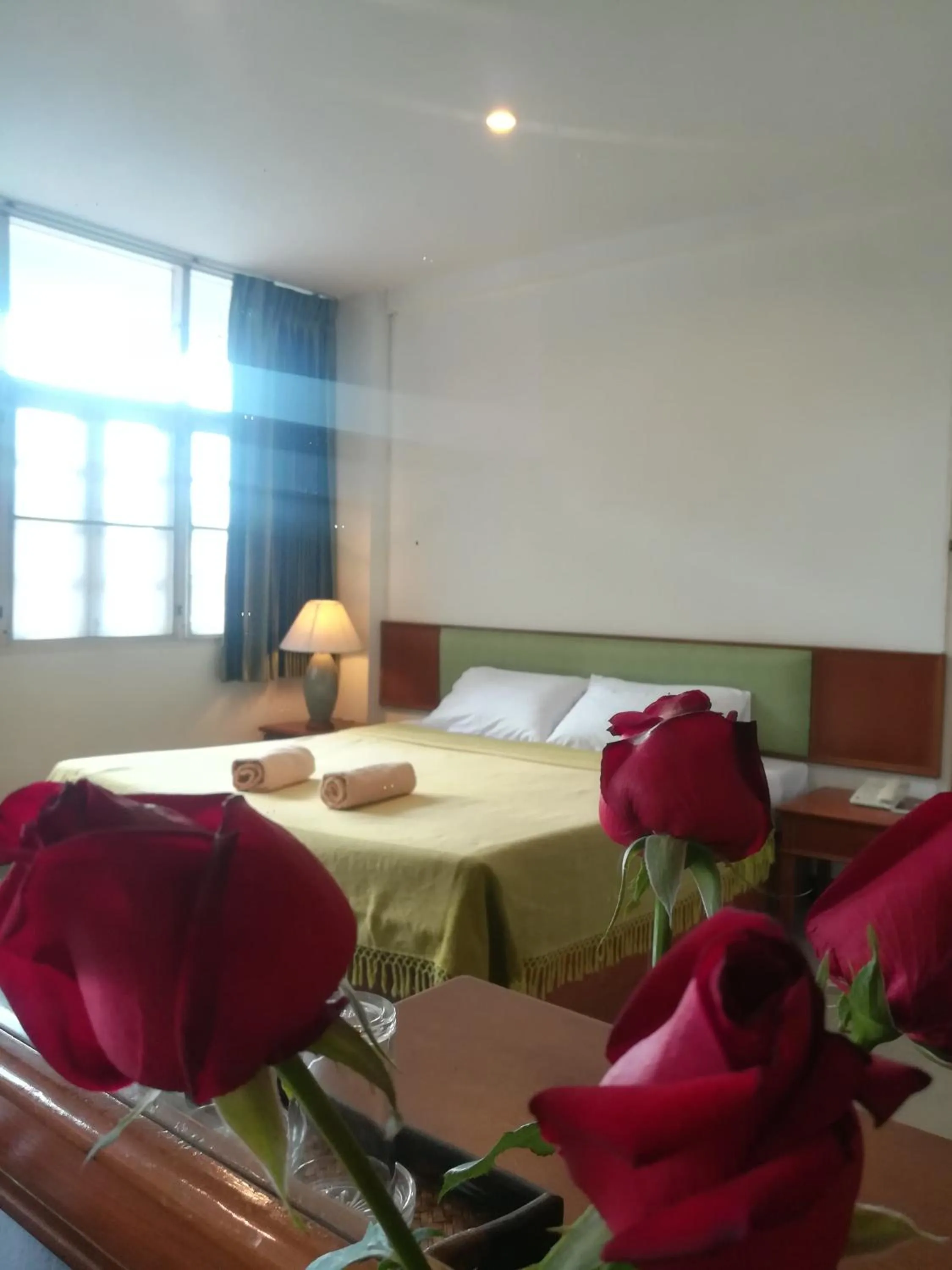 Bed in YMCA International Hotel Chiangrai