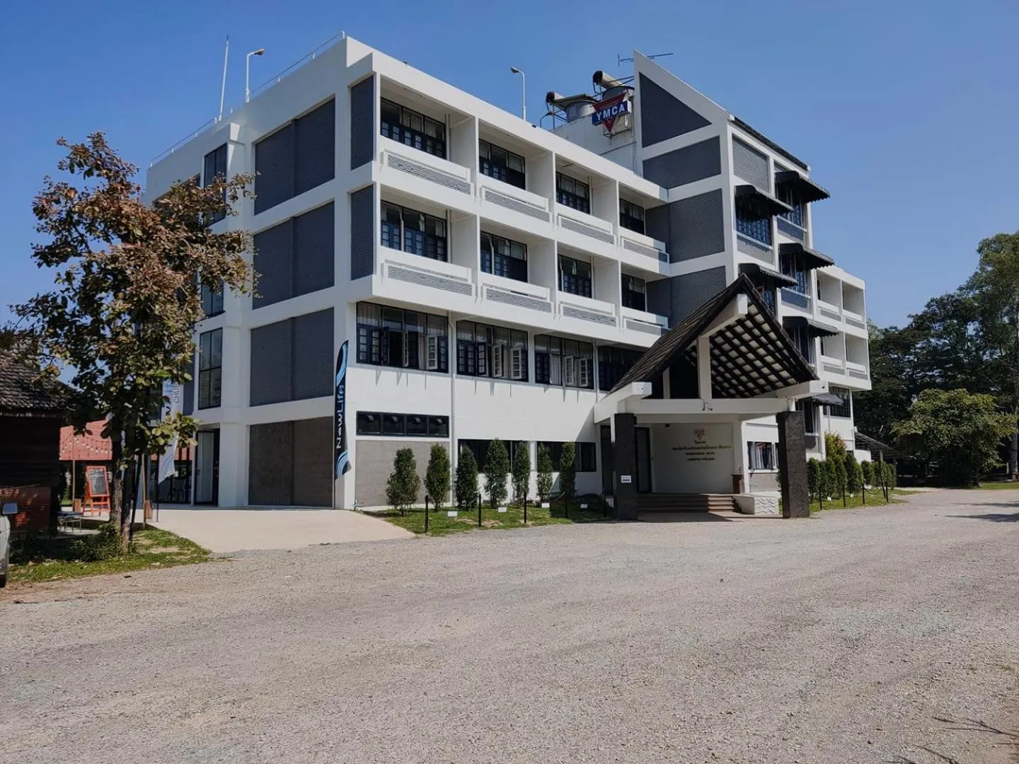Property building in YMCA International Hotel Chiangrai