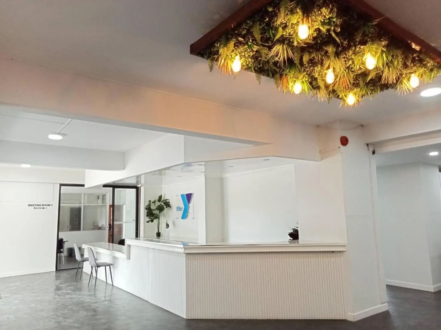 Lobby or reception in YMCA International Hotel Chiangrai