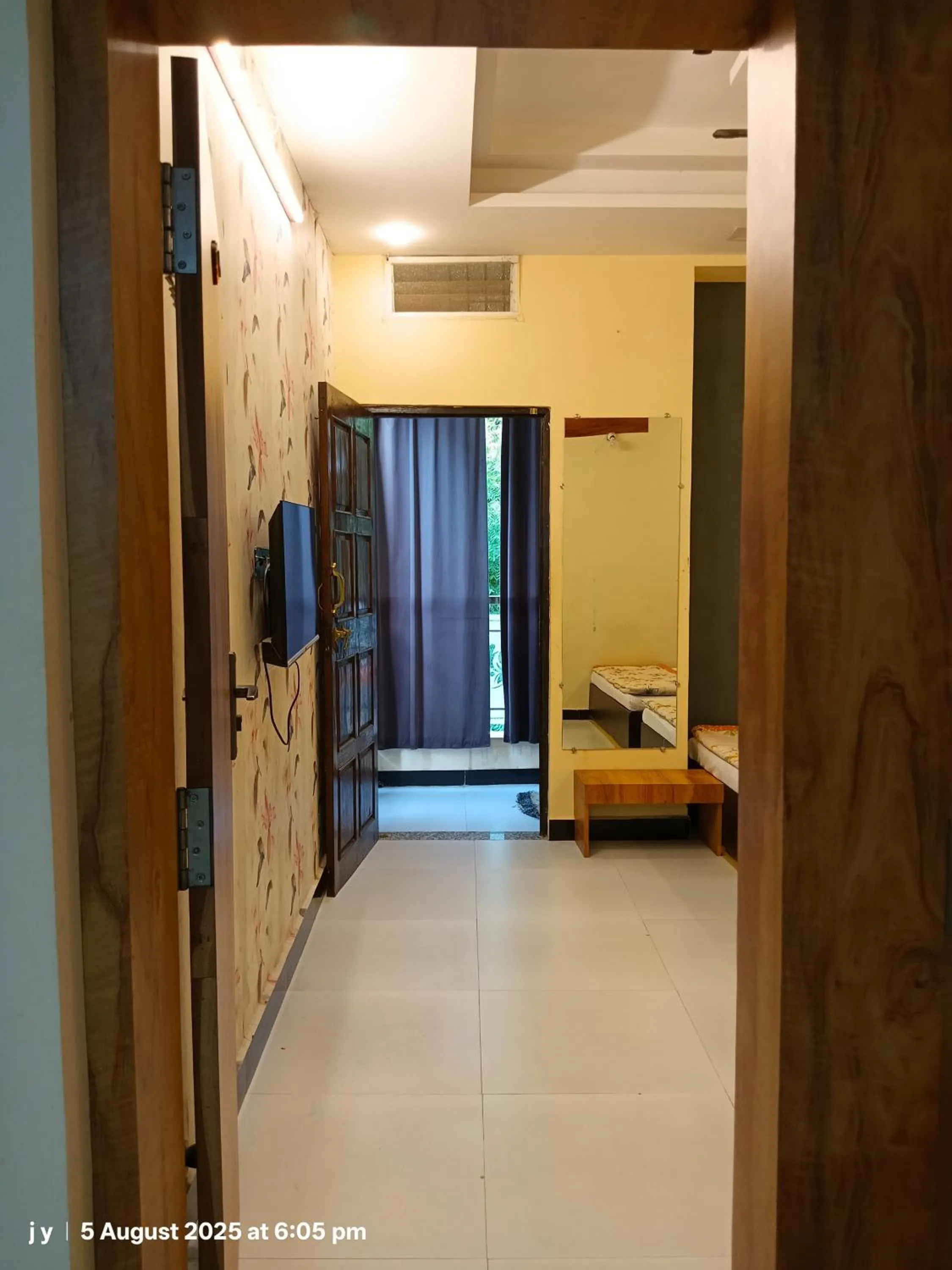 Bed in Parvati home stay