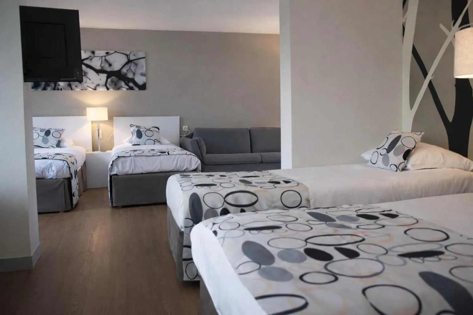 Bed in Hotel Mitland