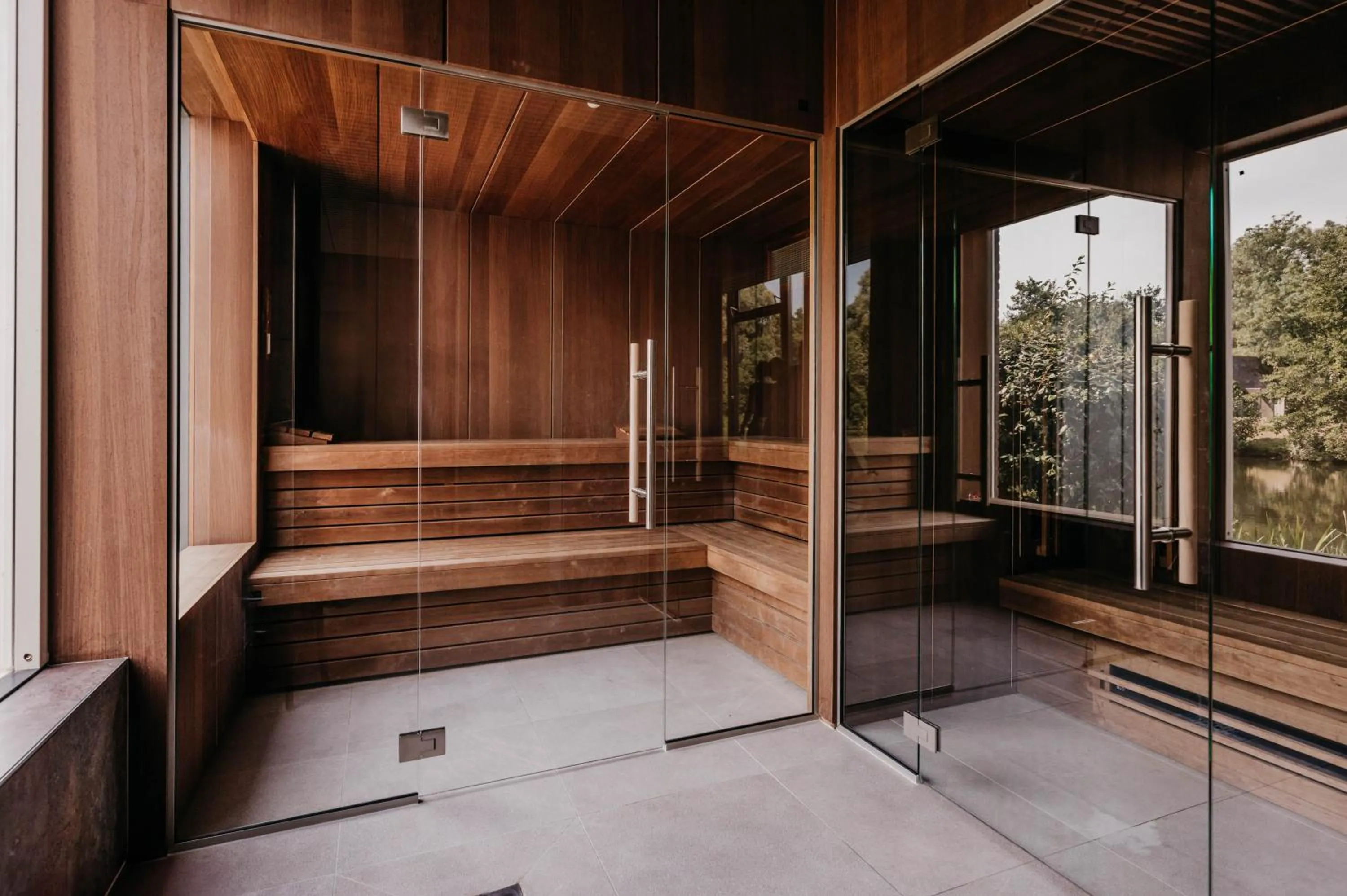 Sauna in Hotel Mitland