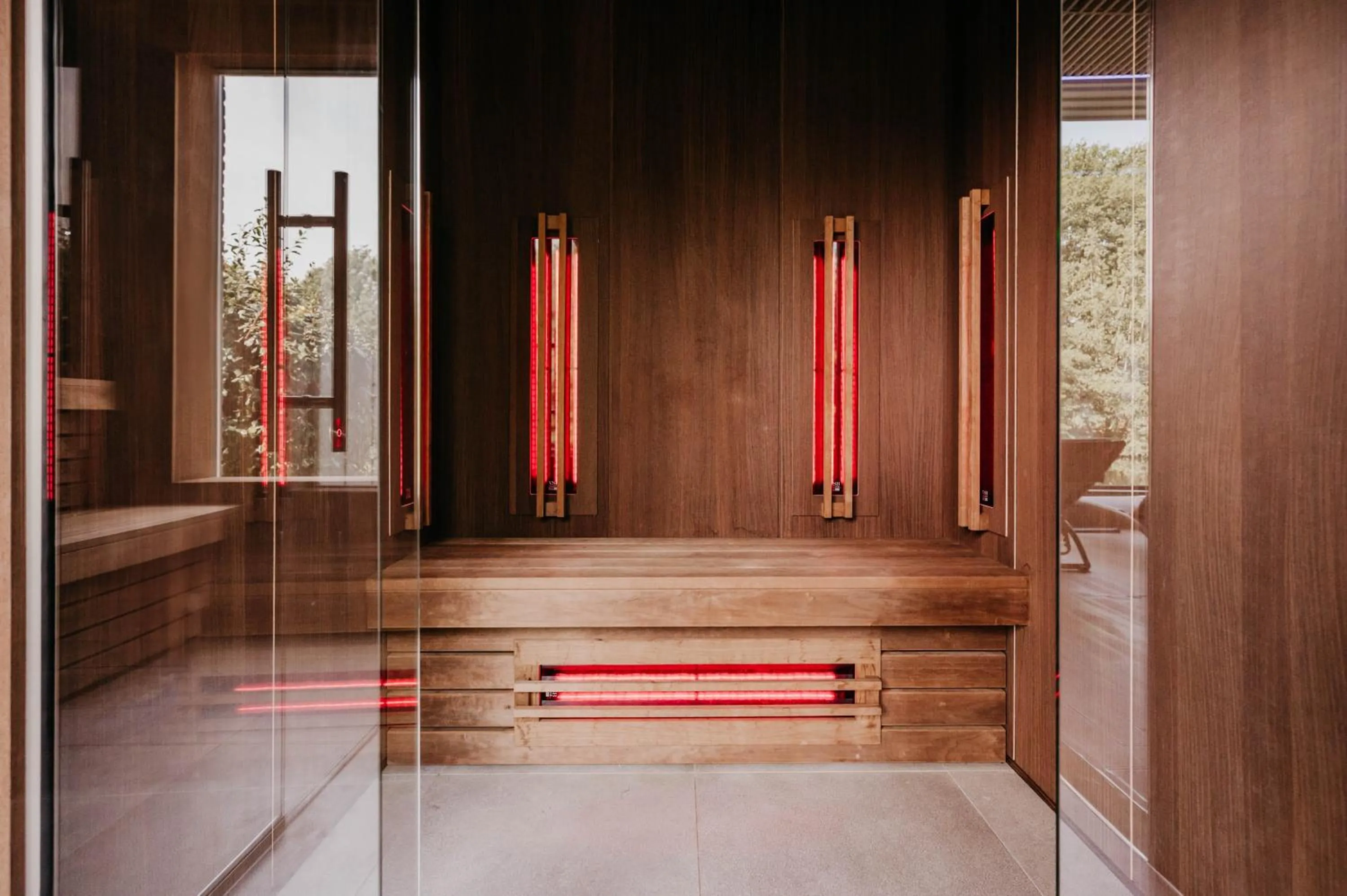 Sauna in Hotel Mitland