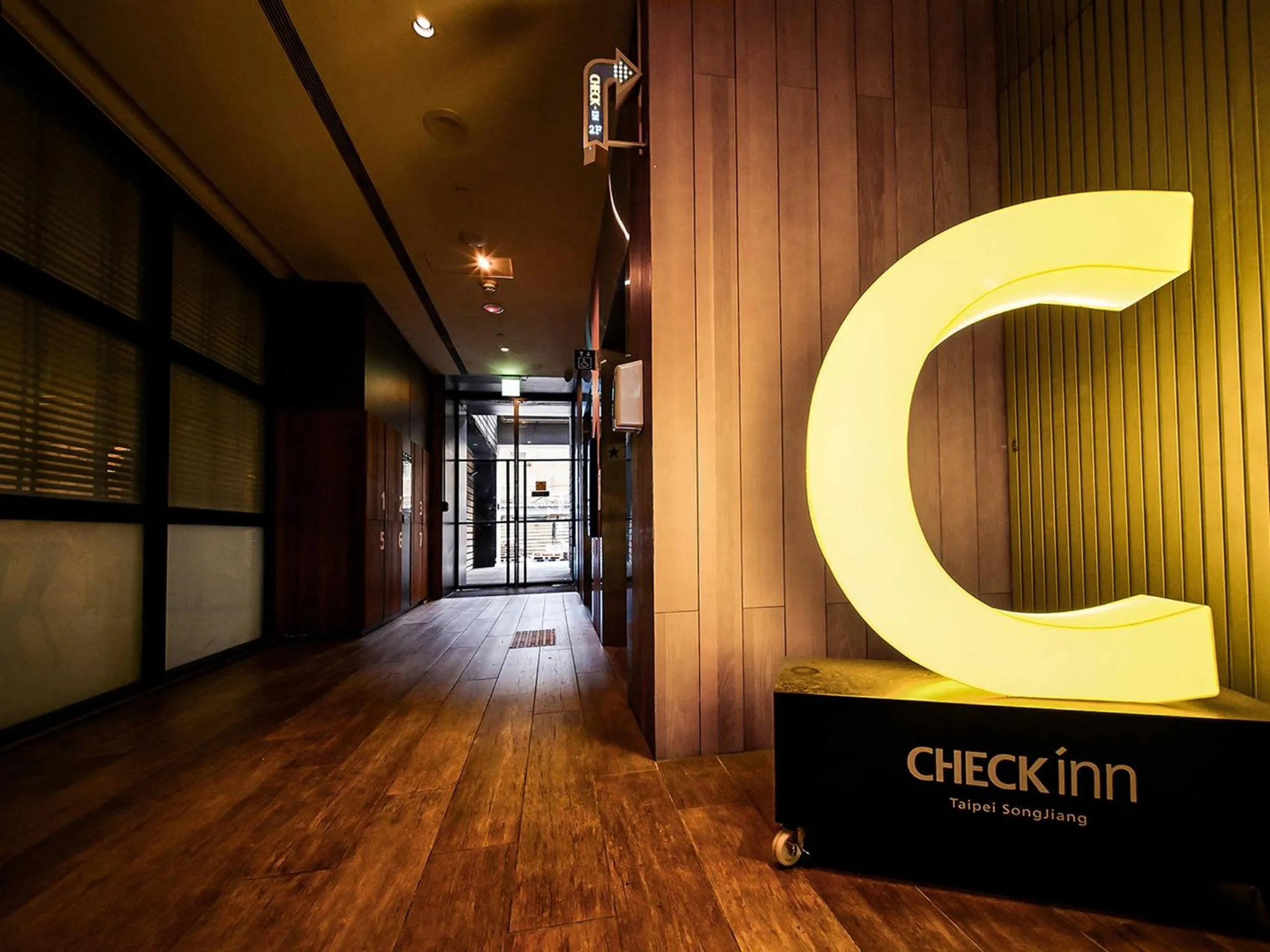 Property building in CHECK inn Taipei Songjiang