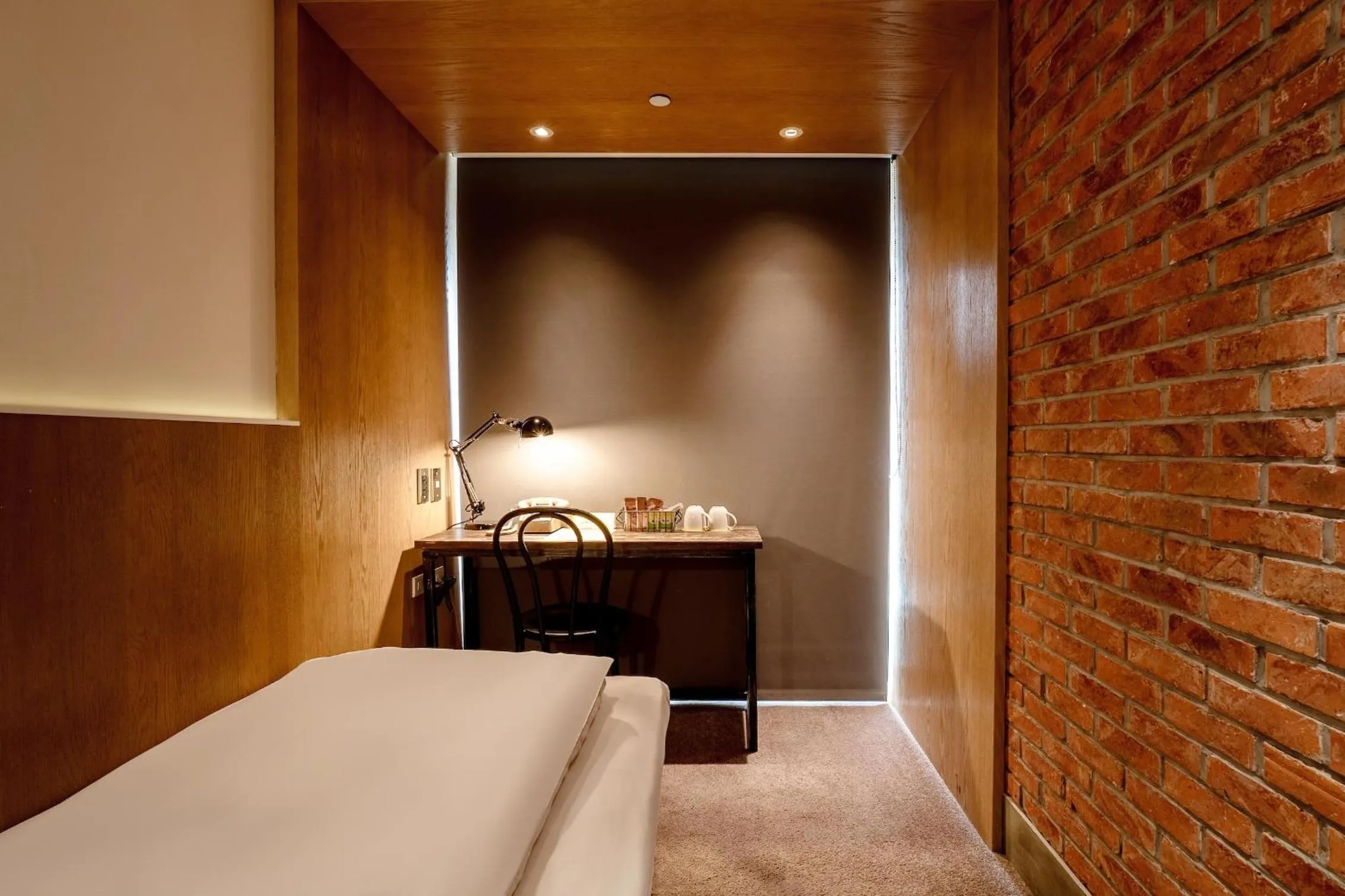 Bed in CHECK inn Taipei Songjiang