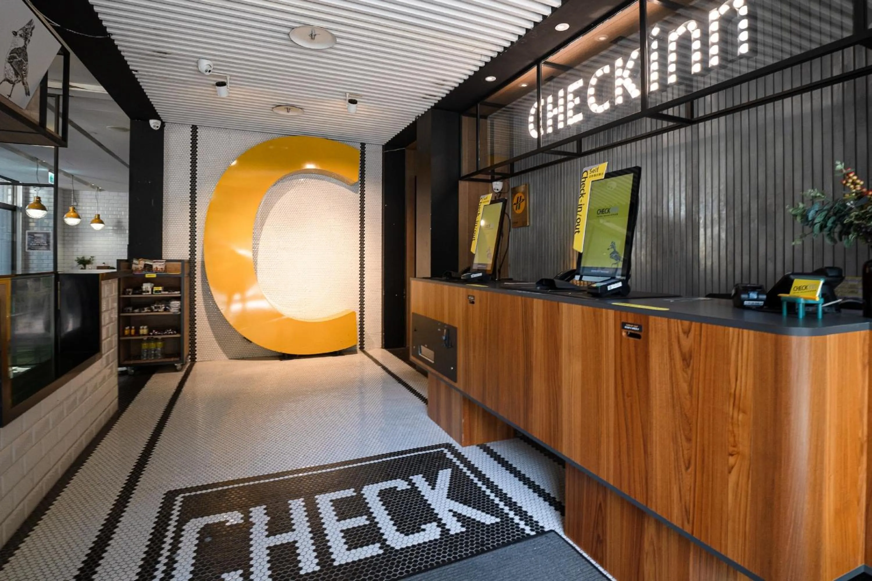 Lobby or reception in CHECK inn Taipei Songjiang