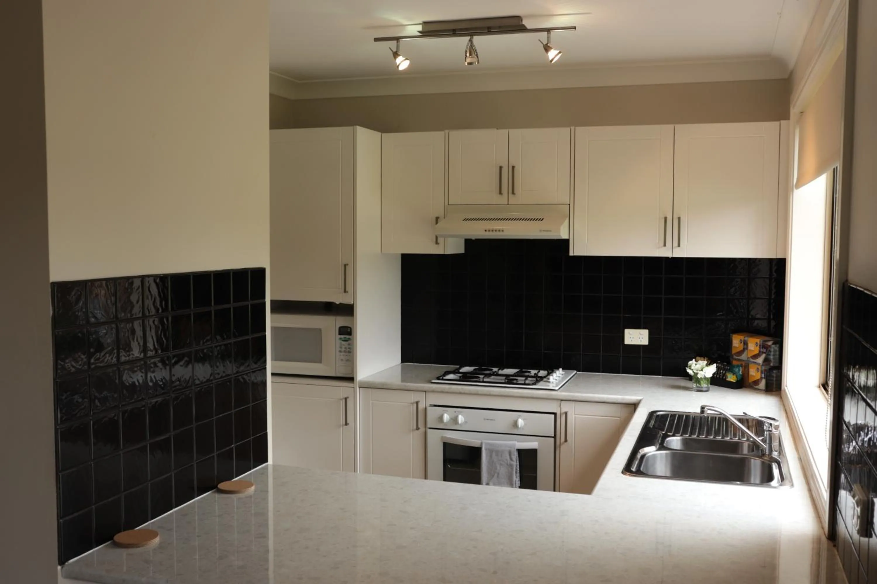 Kitchen or kitchenette in Cootamundra Heritage Motel & Apartments