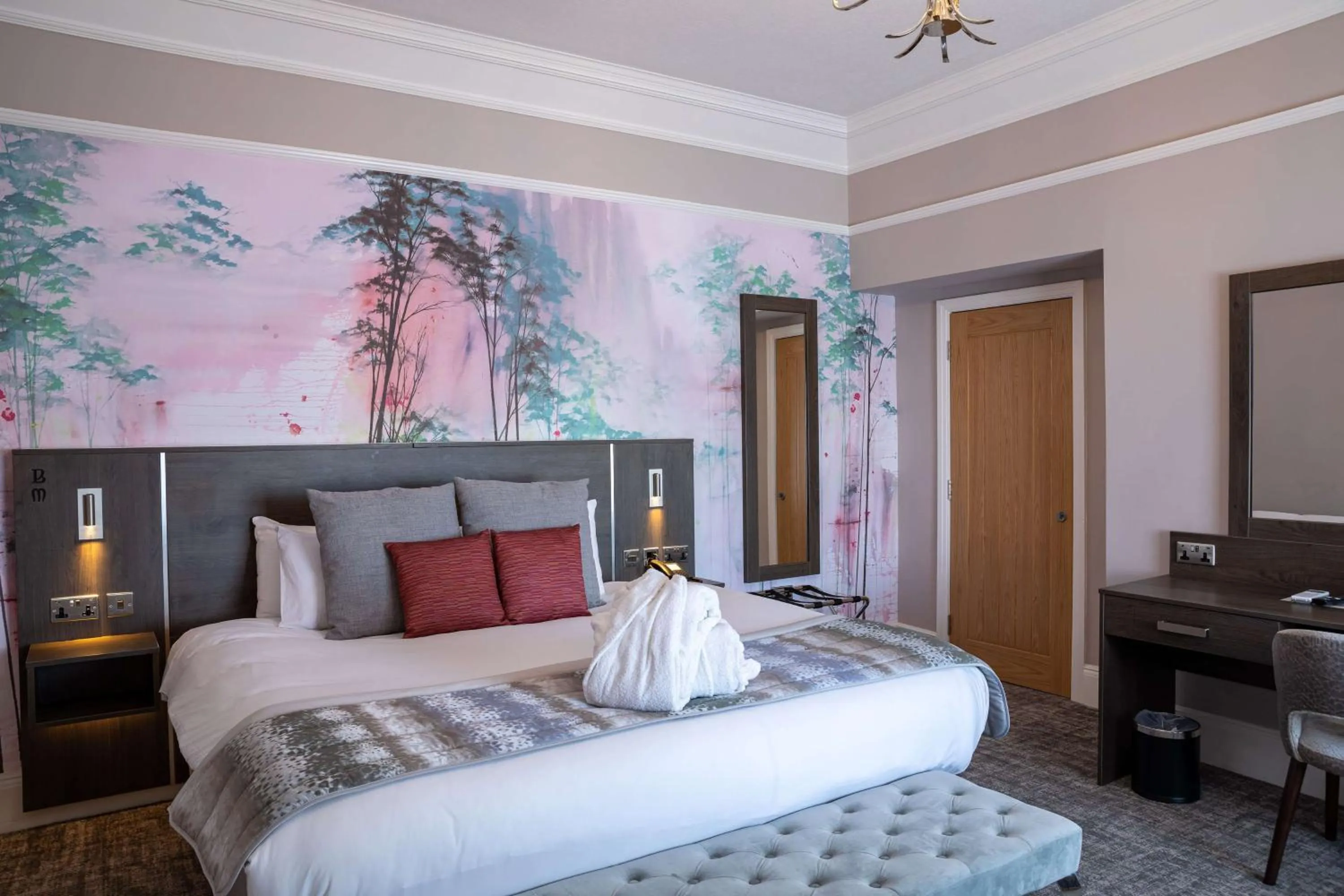 Bedroom, Bed in Barton Manor Hotel & Spa; BW Signature Collection