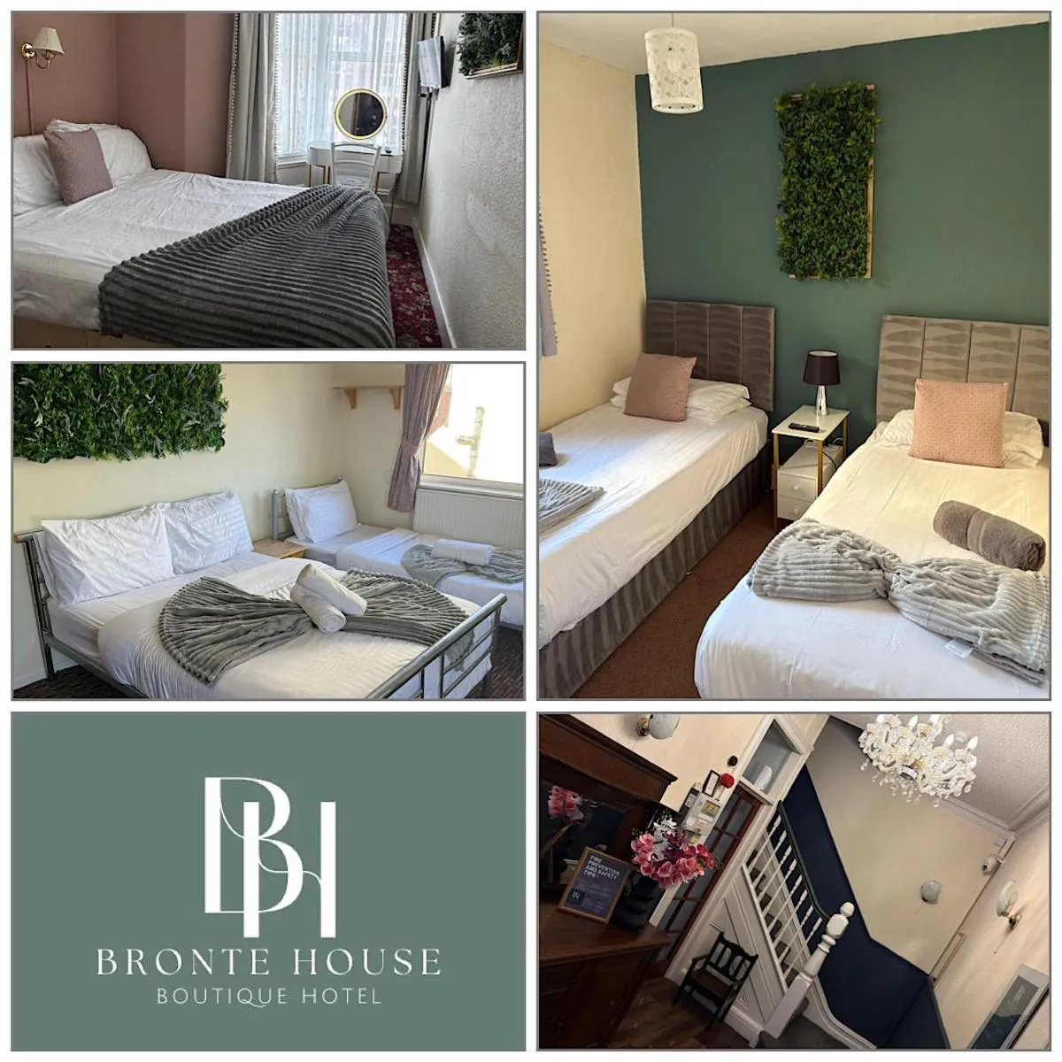 Bed in Bronte House - Blackpool