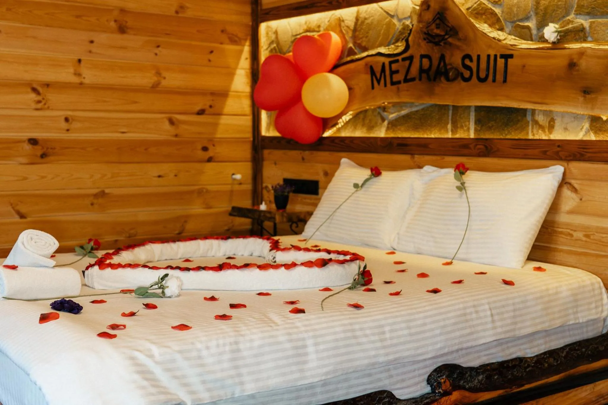 Bed in Mezrasuit Bungalov
