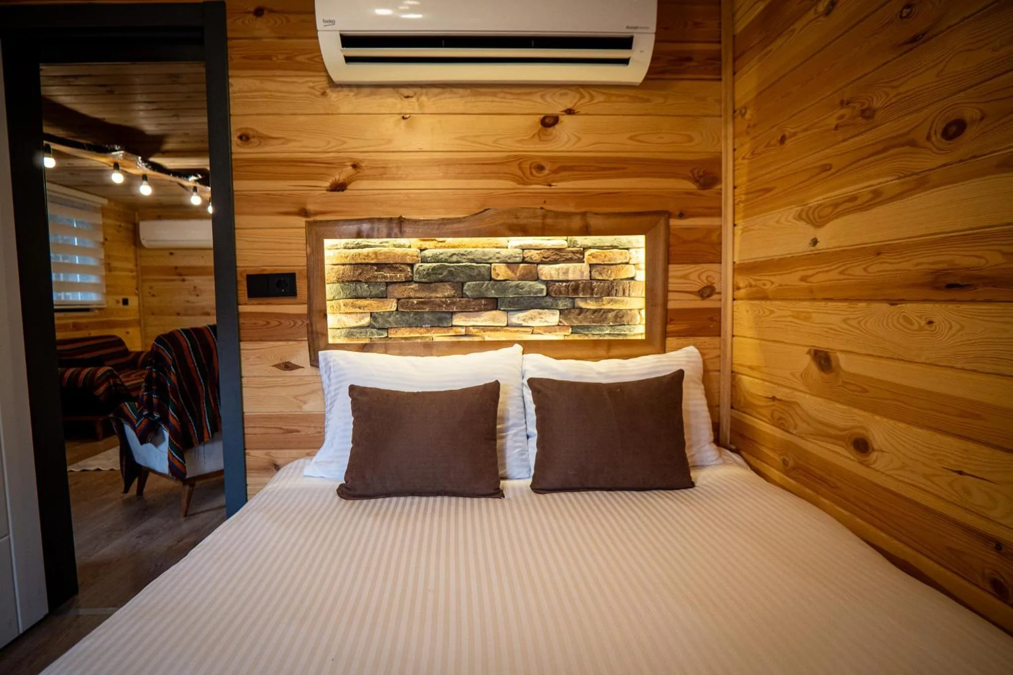 Bed in Mezrasuit Bungalov