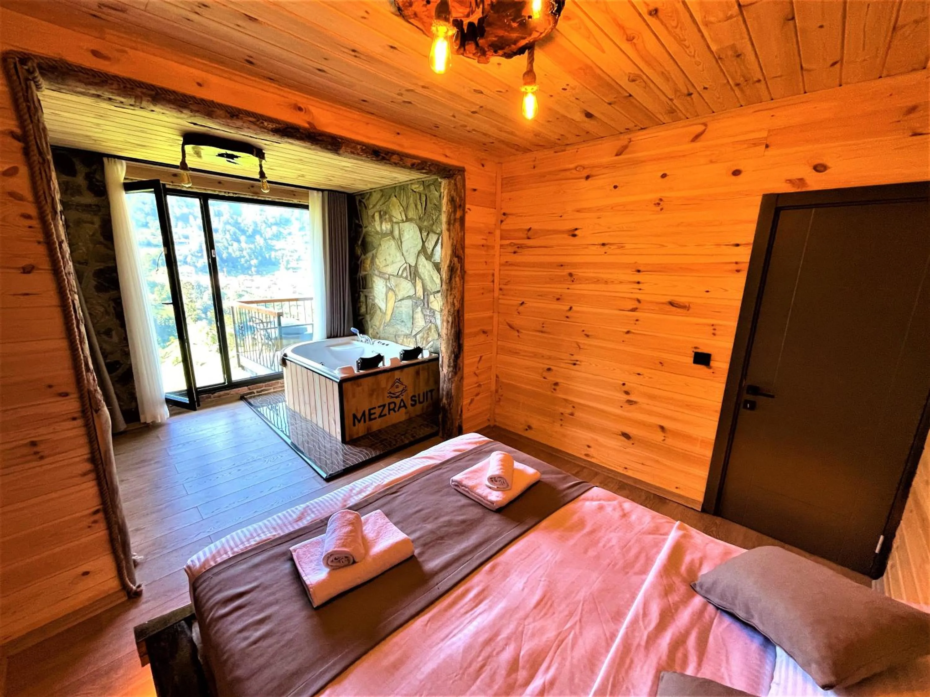 Bed in Mezrasuit Bungalov