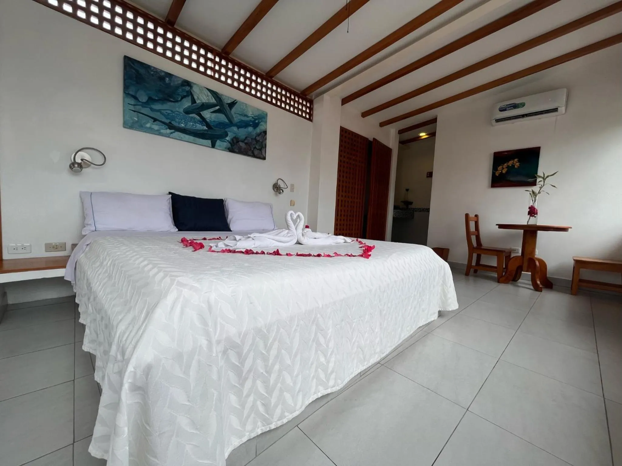 Bed in Hotel Silberstein