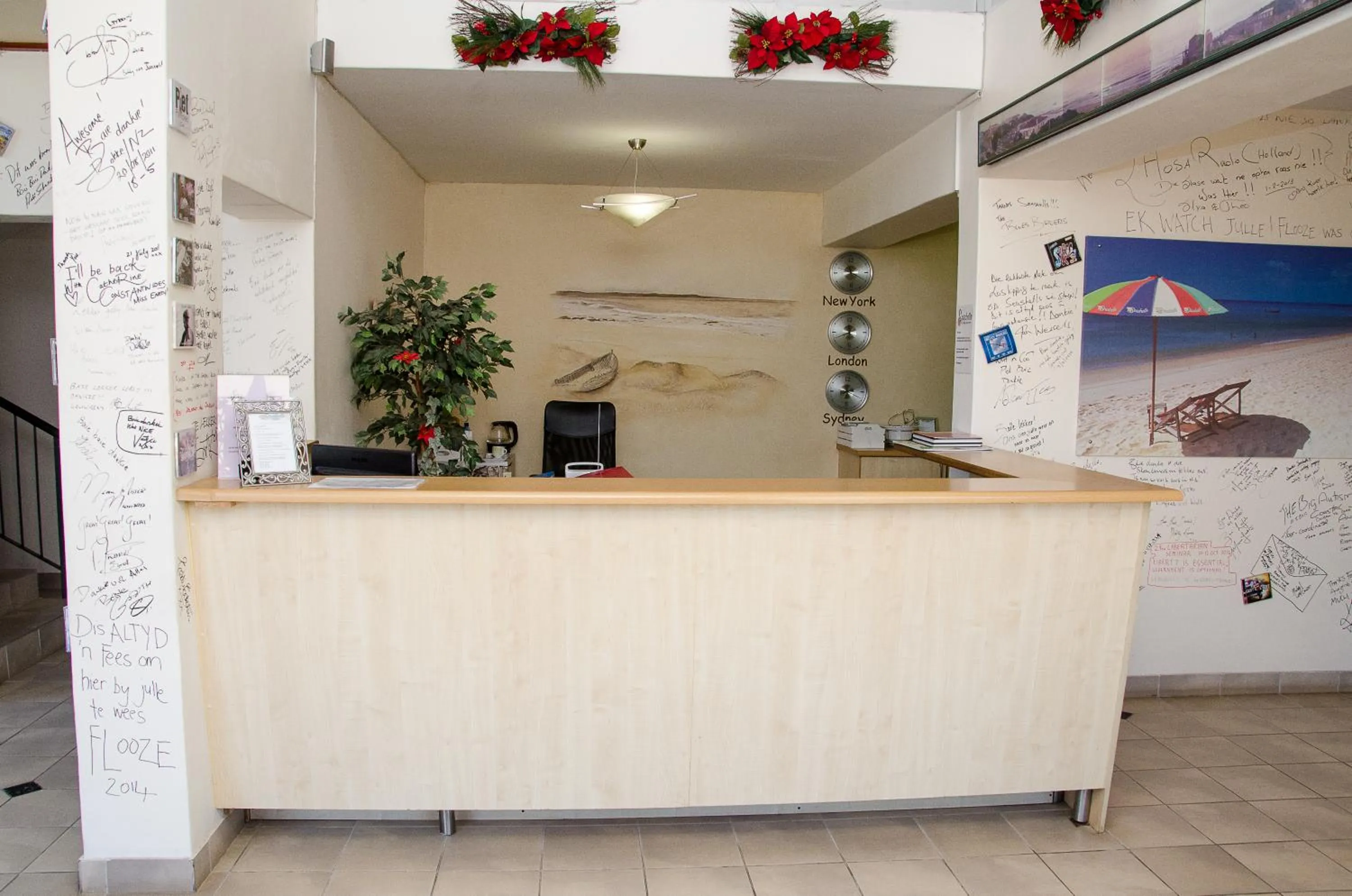 Lobby or reception in Seashells Holiday Apartments and Conference Centre