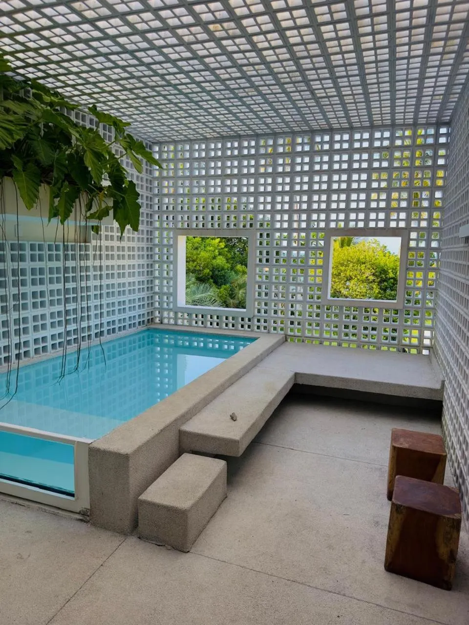 Pool view in Auka Boipeba