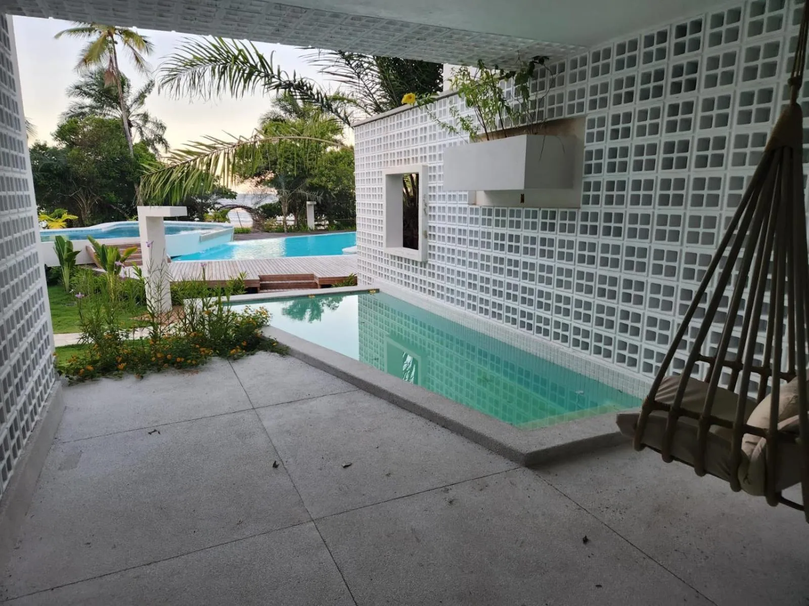 Pool view in Auka Boipeba