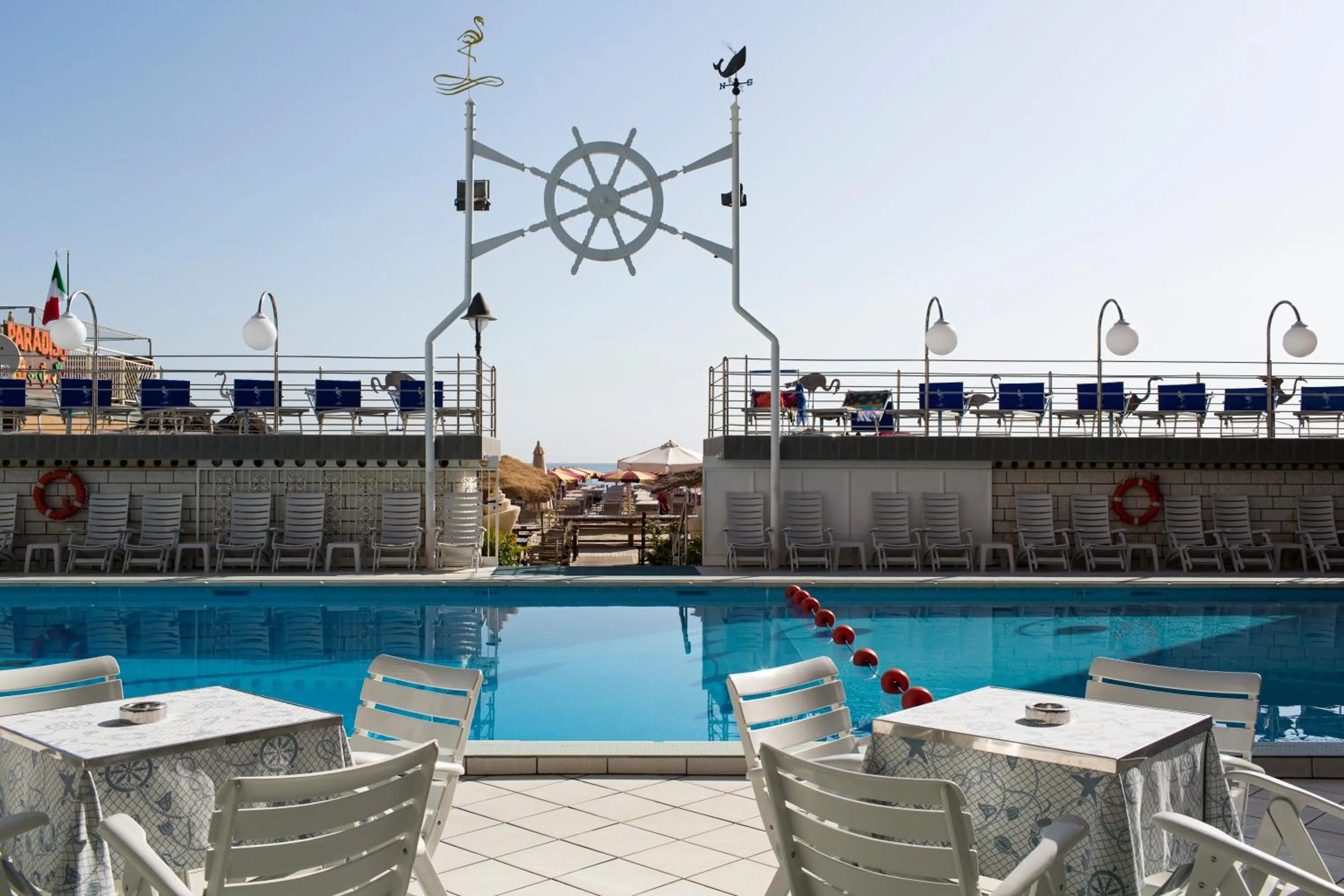 Beach in Hotel Flamingo