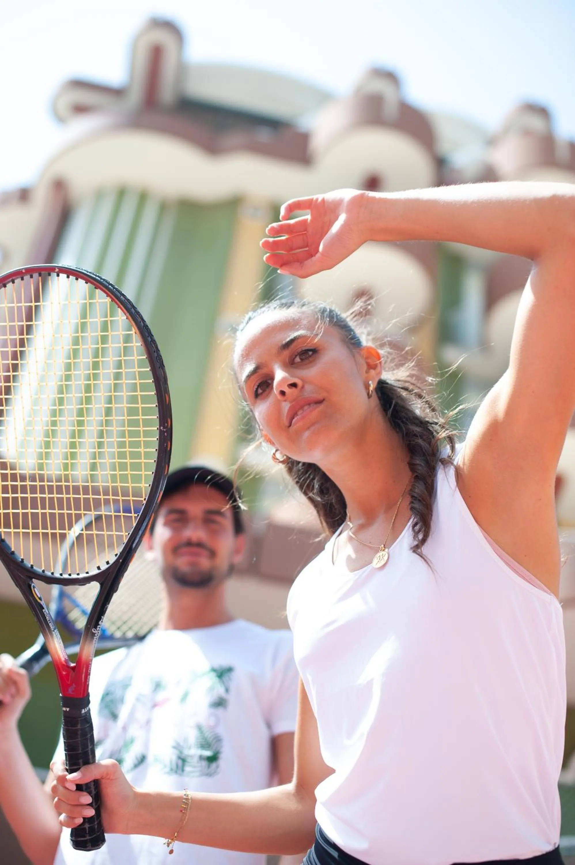 Tennis court in Hotel Flamingo