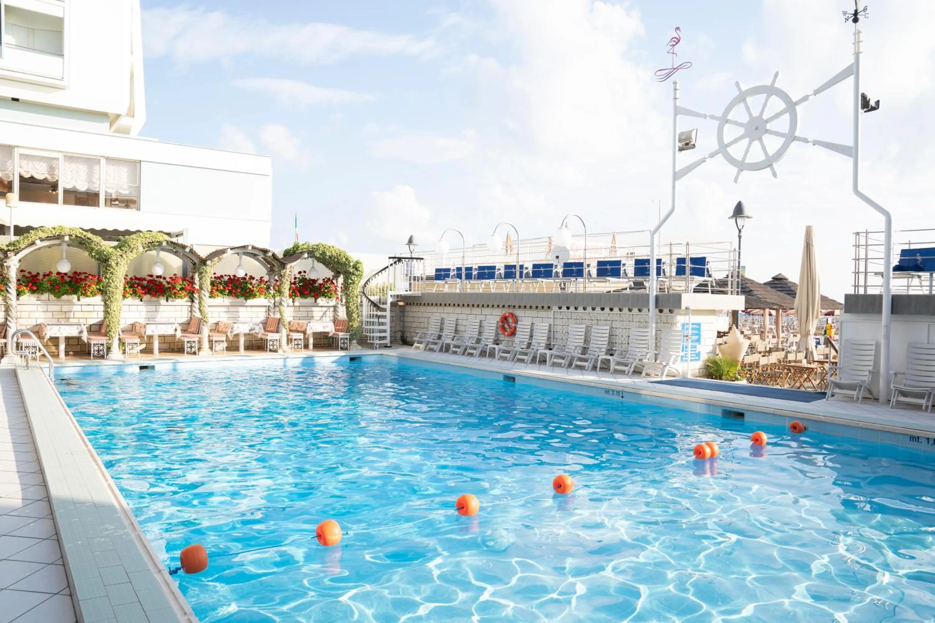 Swimming pool in Hotel Flamingo