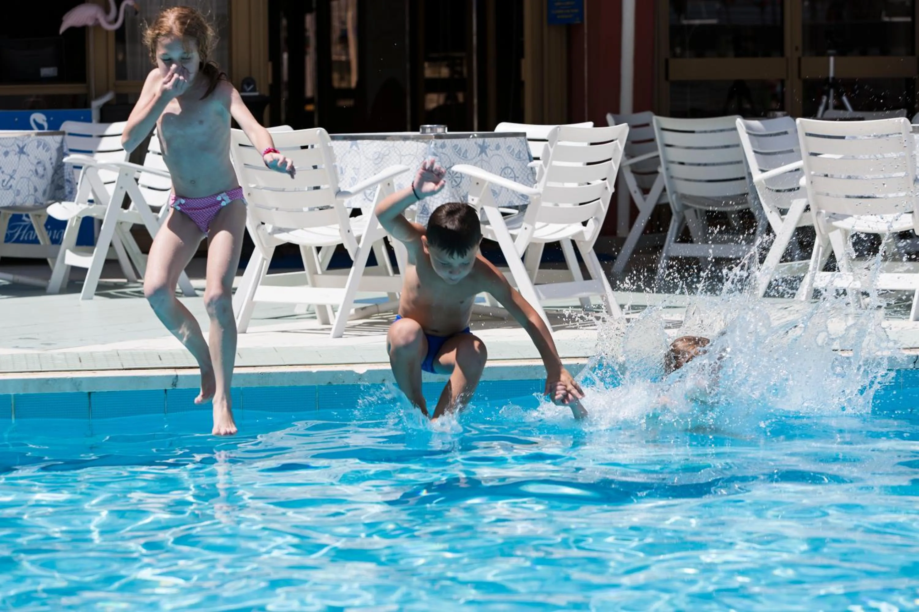 Swimming pool in Hotel Flamingo